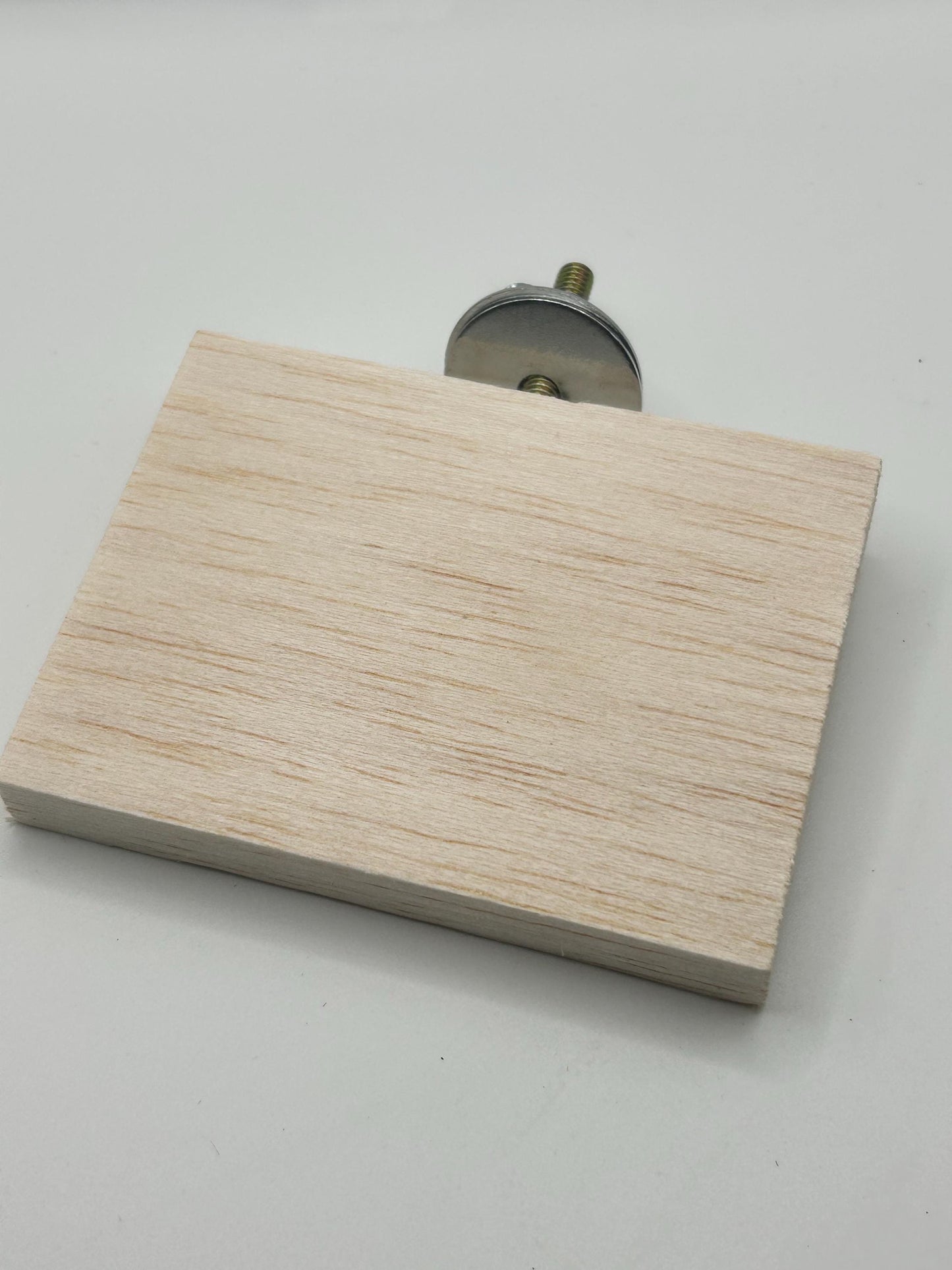 Balsa Wood Perch, 3x4 inch perch for small animals and birds