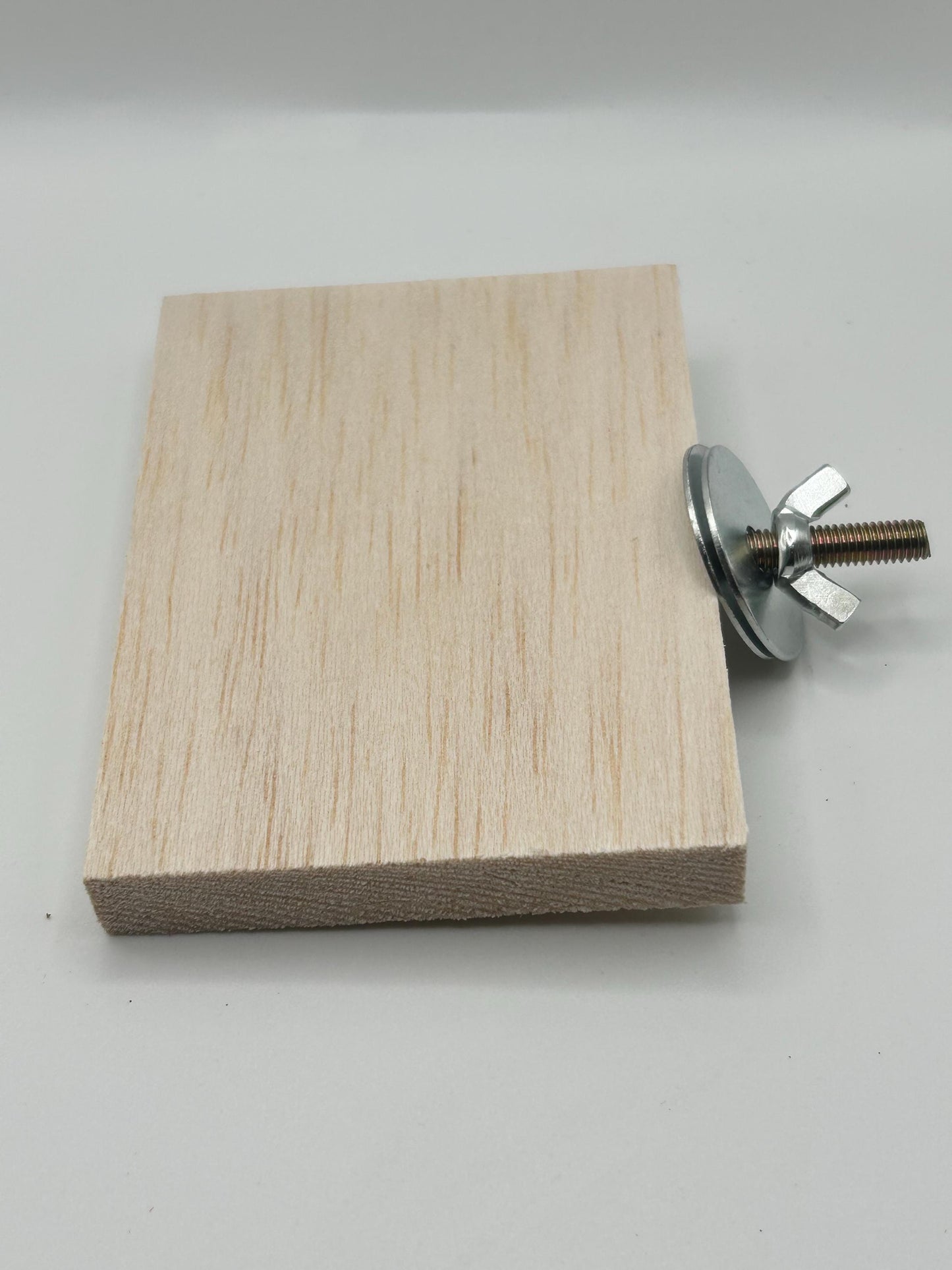 Balsa Wood Perch, 3x4 inch perch for small animals and birds