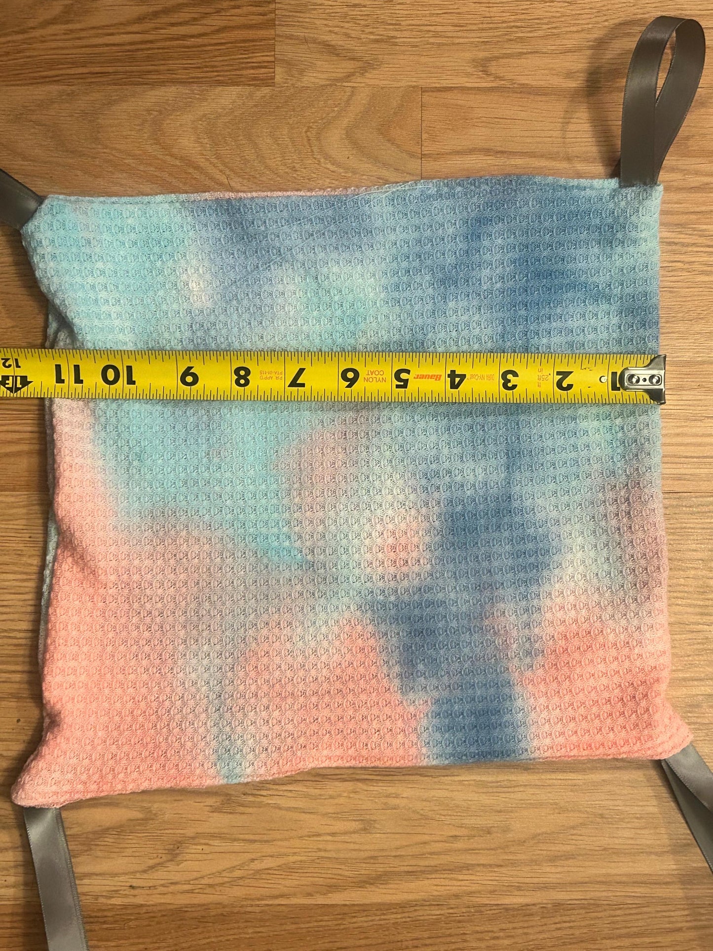 Small Animal Hammock - hanging pet hammock with loops, about 11x11 inches