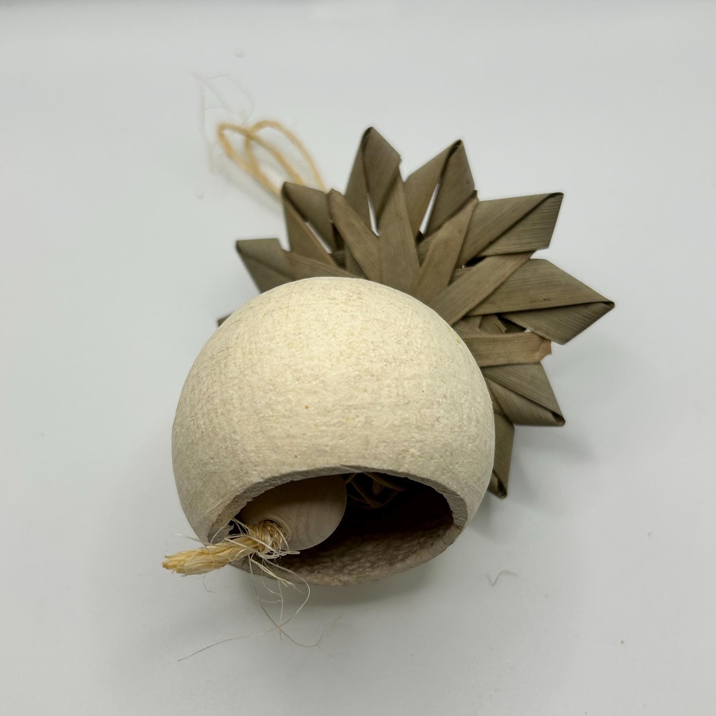 Natural Small Animal Pod Toy with Vine Ball: Enrichment & Boredom Breaker