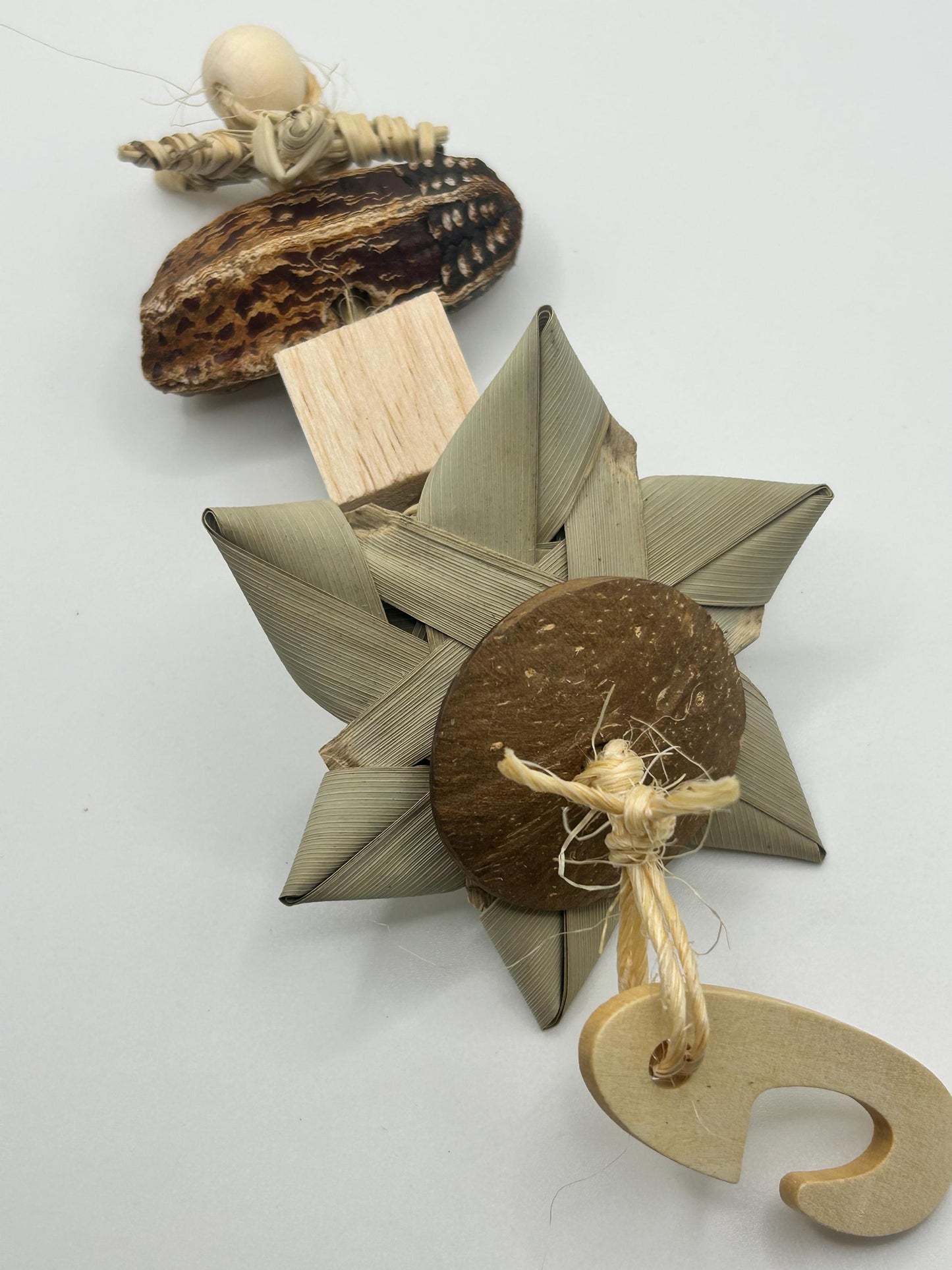 Natural Sisal Pet Rat Toy: Enrichment Cage Accessory