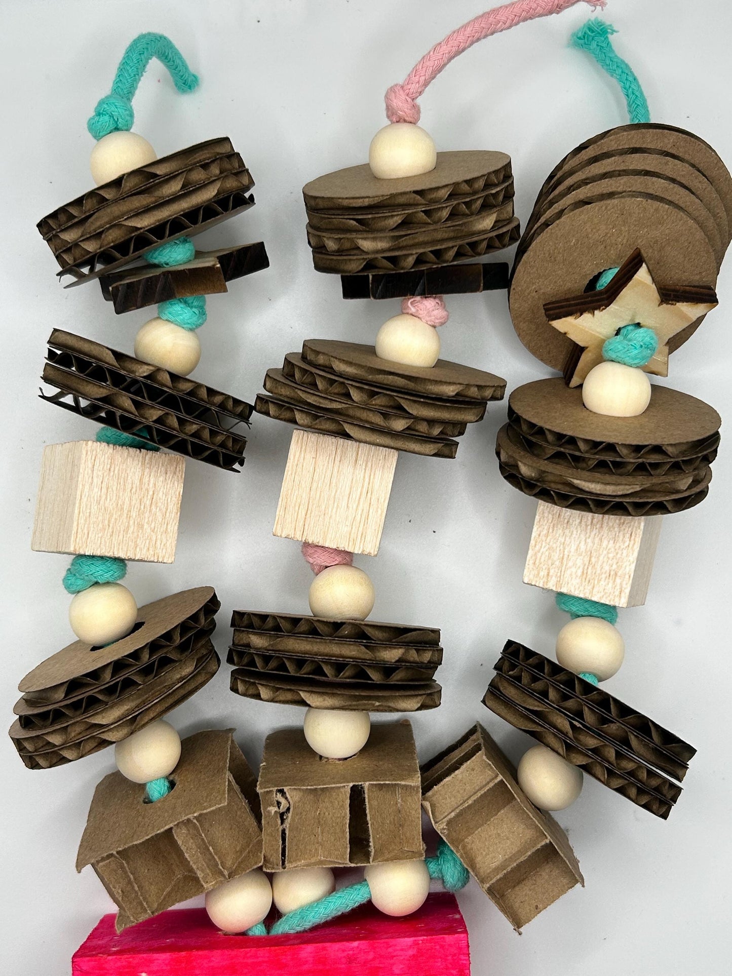 Rat Boredom Breaker, Small Animal Shredder Toy with Cardboard
