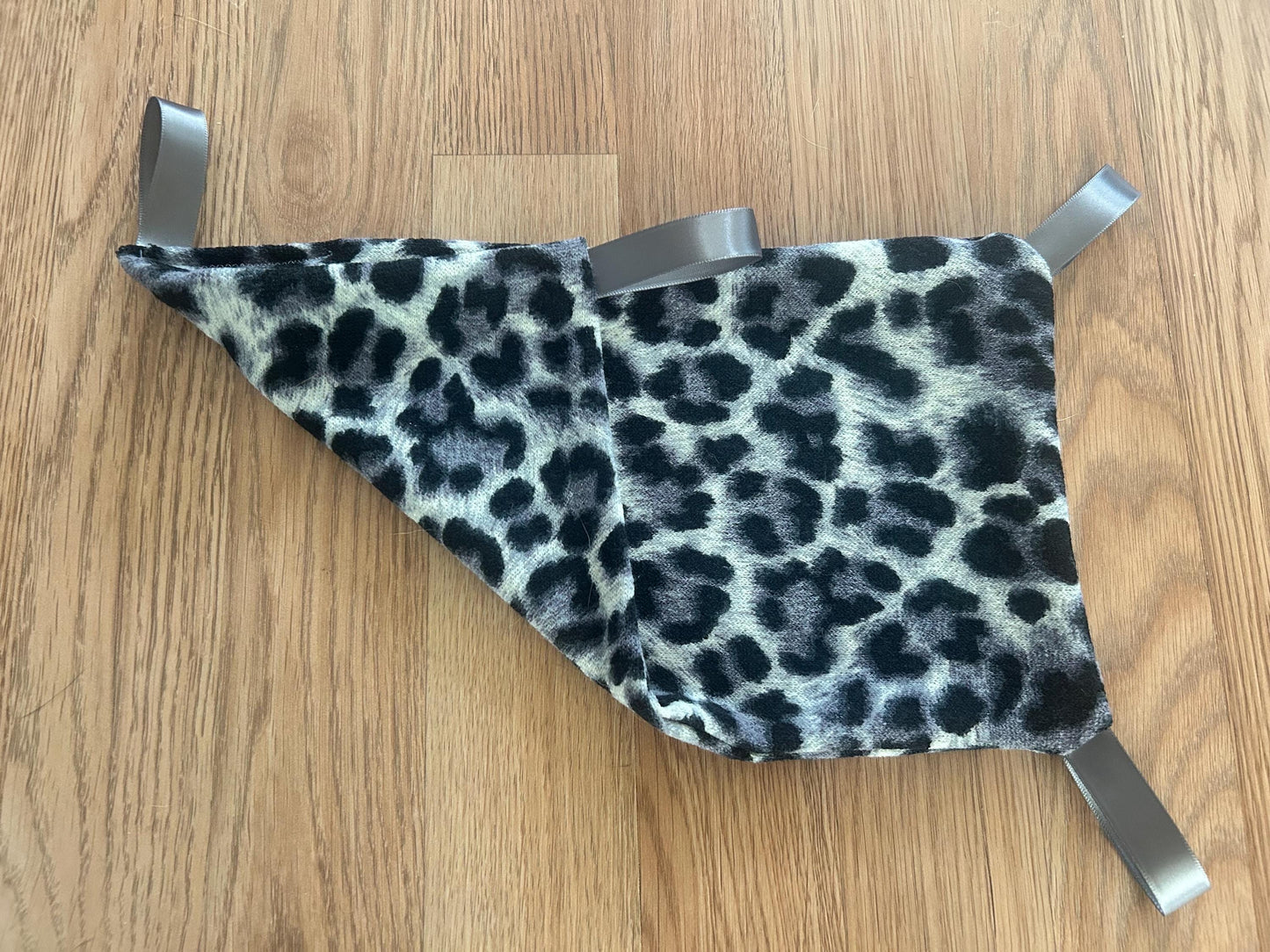 Small Animal Hammock - reversible hanging hammock with loops, about 12x7 inches