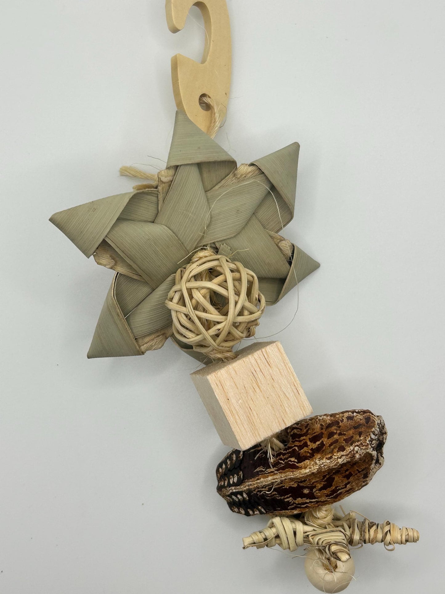Natural Sisal Pet Rat Toy: Enrichment Cage Accessory