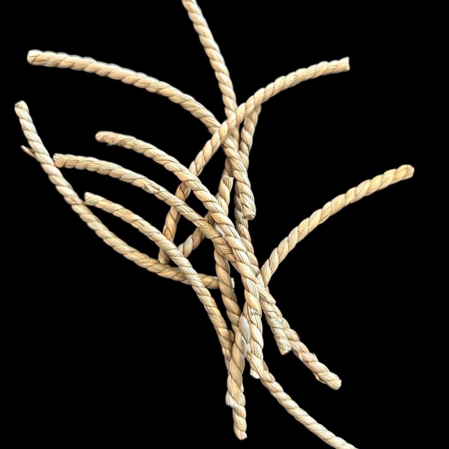 Natural Seagrass Twist Bundle - 10x individual 4inch twists included - Now 3/16 inches Wide
