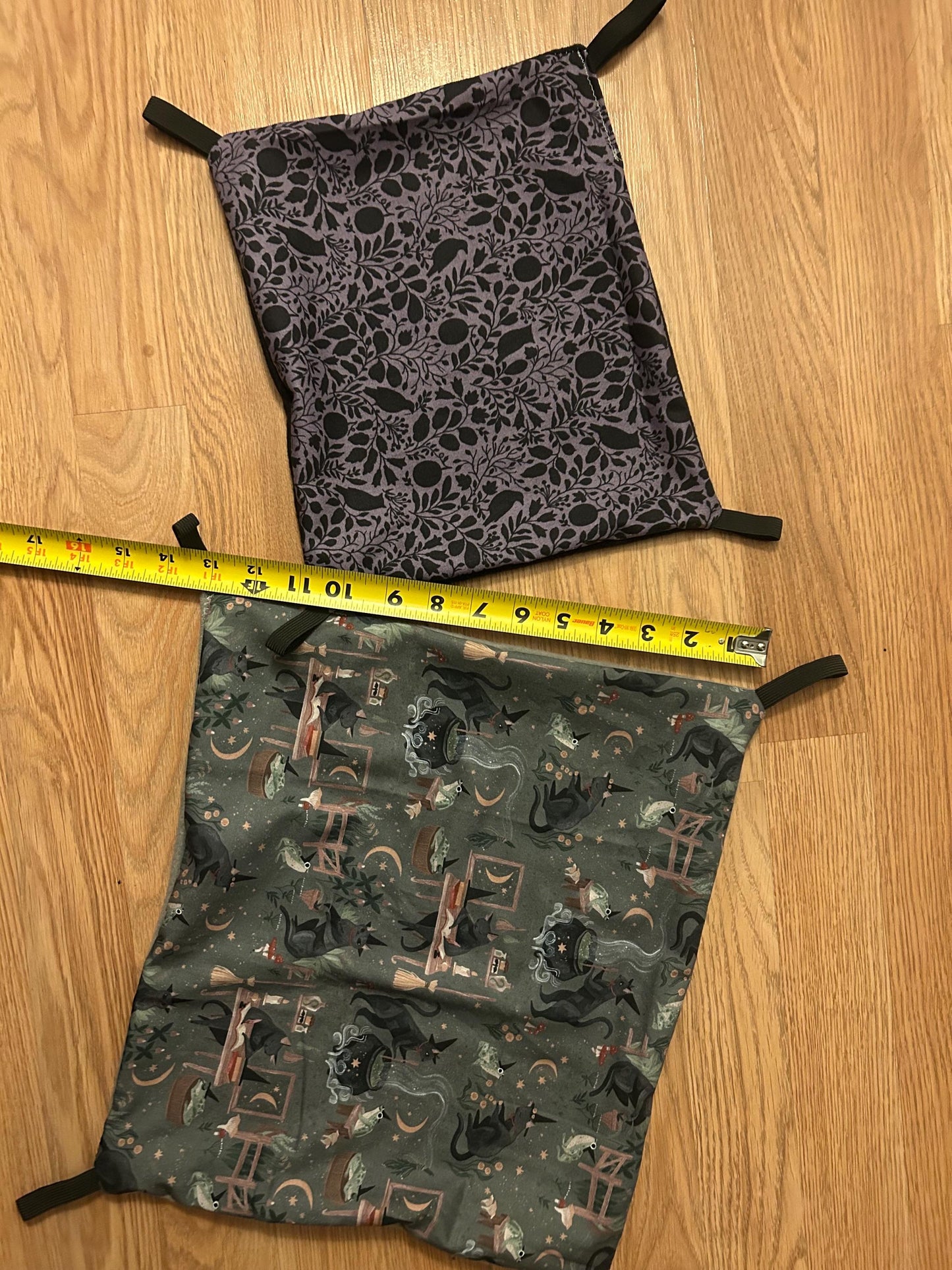 Witchy Hammock Set for Small Animals like Rats, both hammocks included