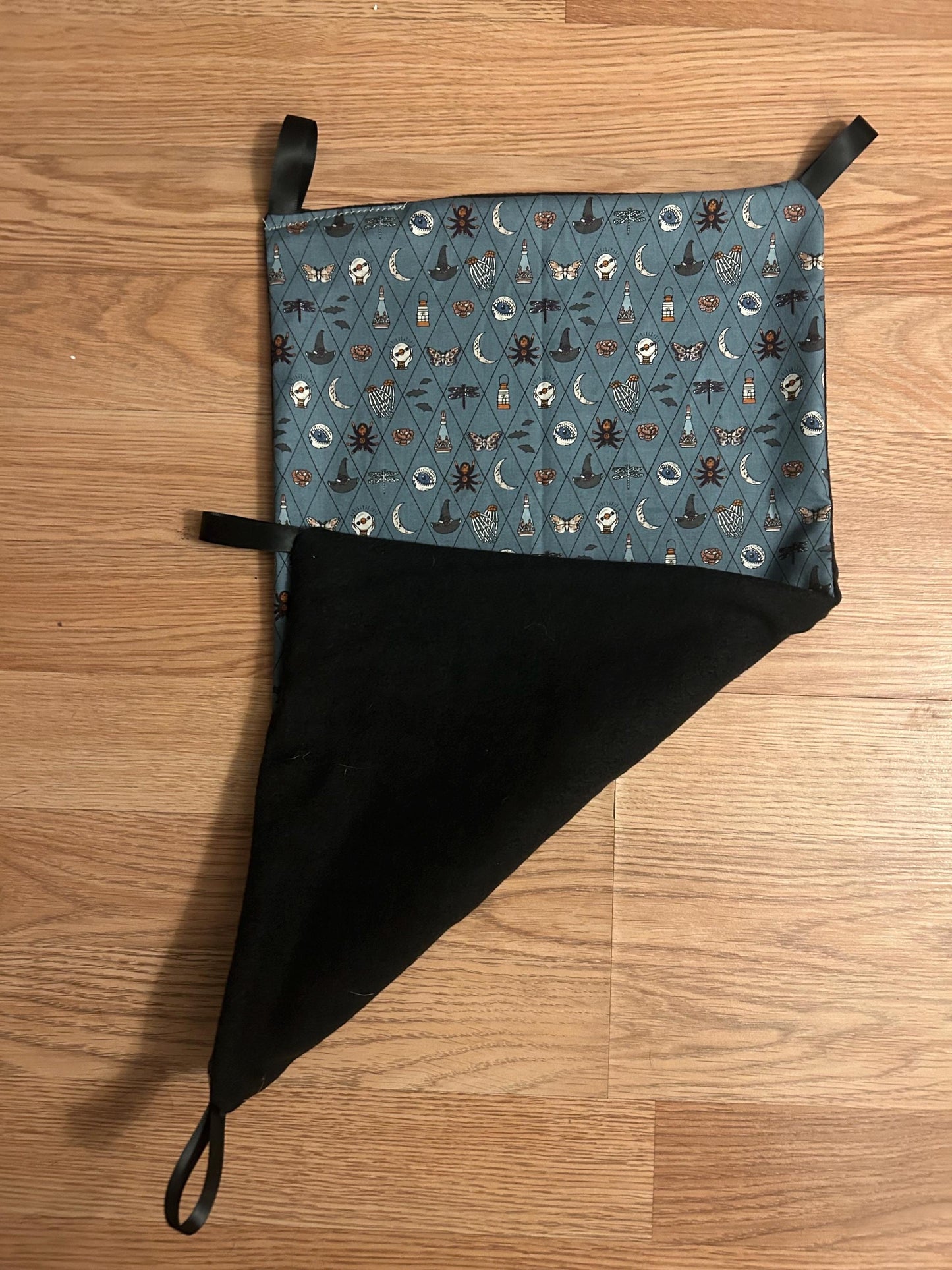Halloween Hammocks and Tray Liner Set for Small Animals like Rats, easy loops included
