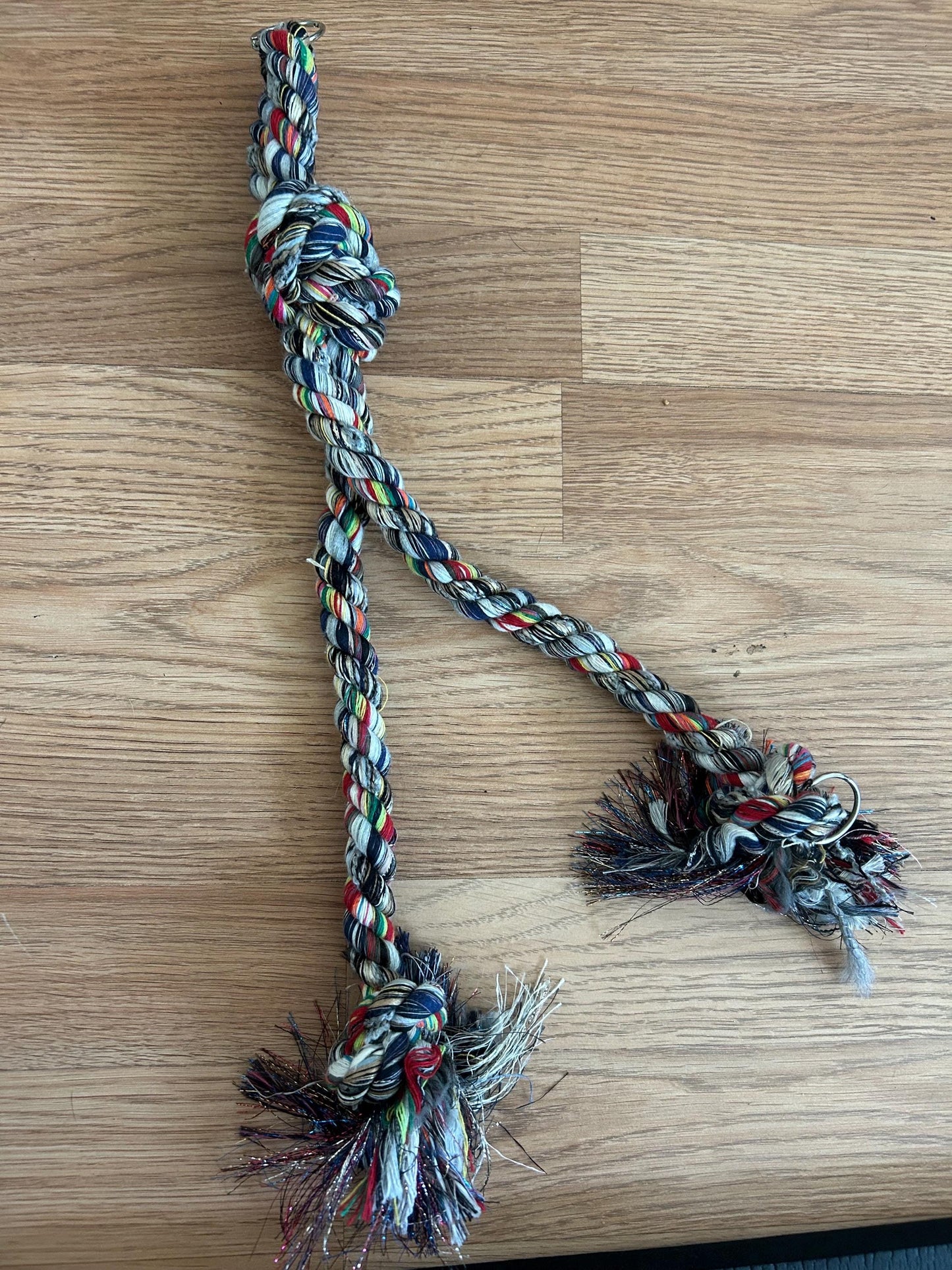 Hanging Rope Toy for Rats, Sugar Gliders, Mice, Small Ferrets