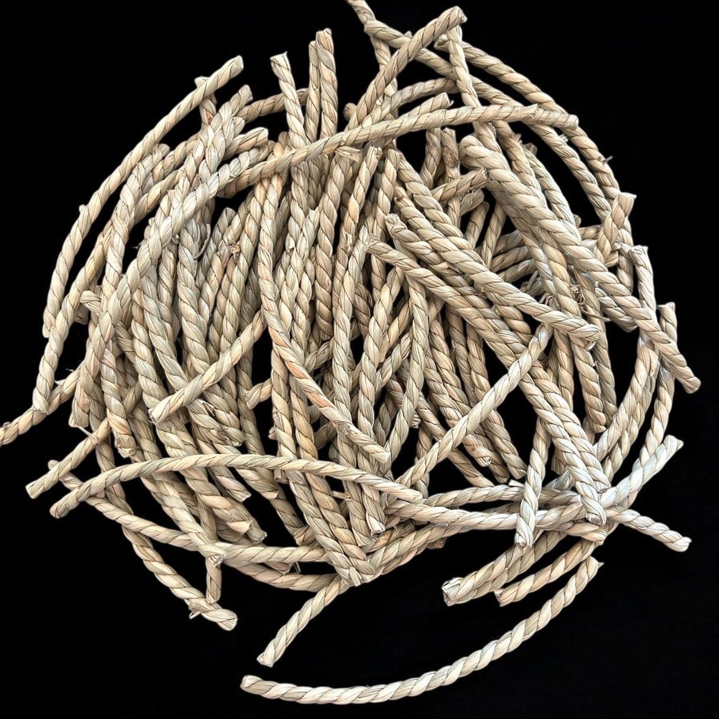 Natural Seagrass Twist Bundle - 10x individual 4inch twists included - Now 3/16 inches Wide