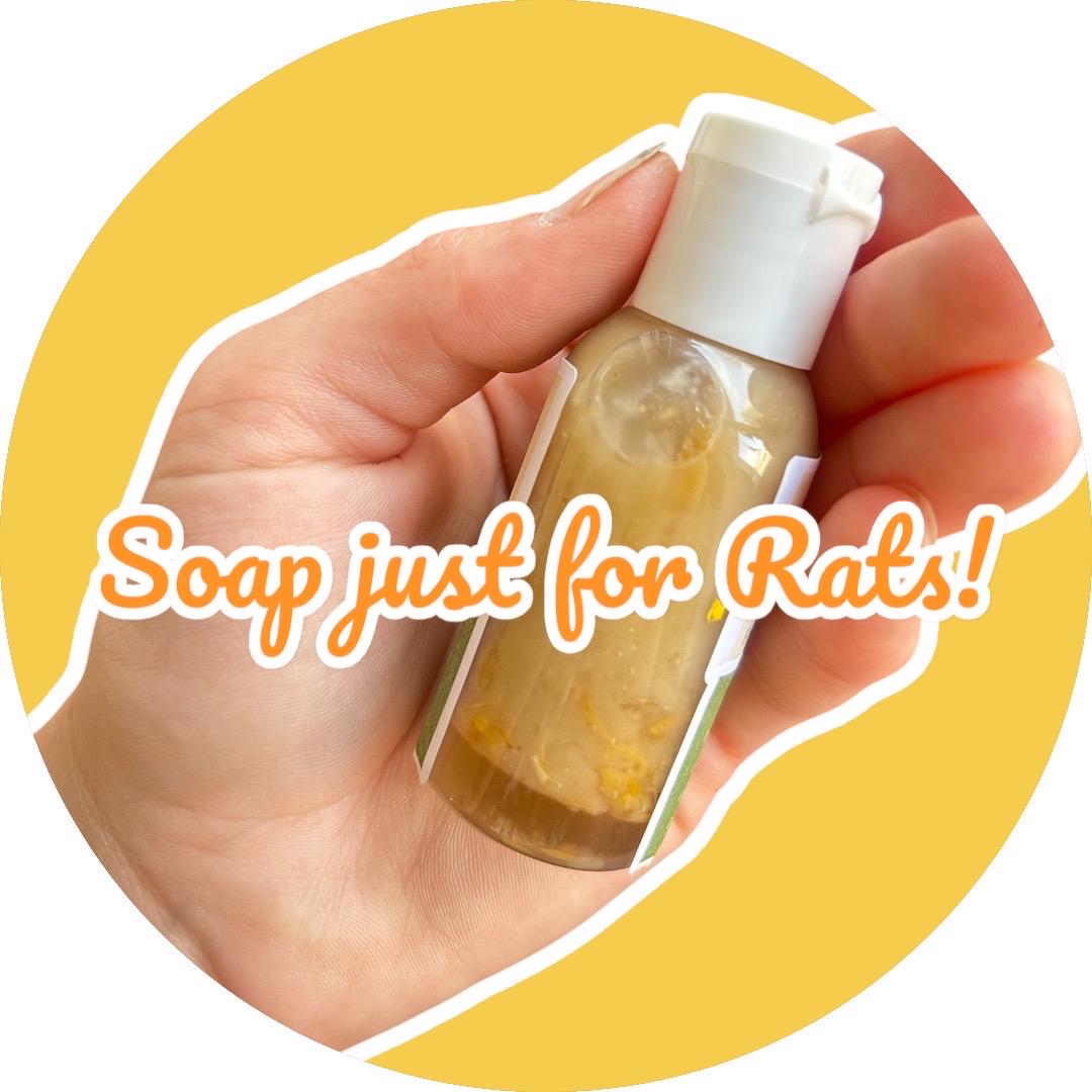 Rat Soap, Frankensince & Calendula Oil, non-toxic, safe, the original natural soap designed for rats