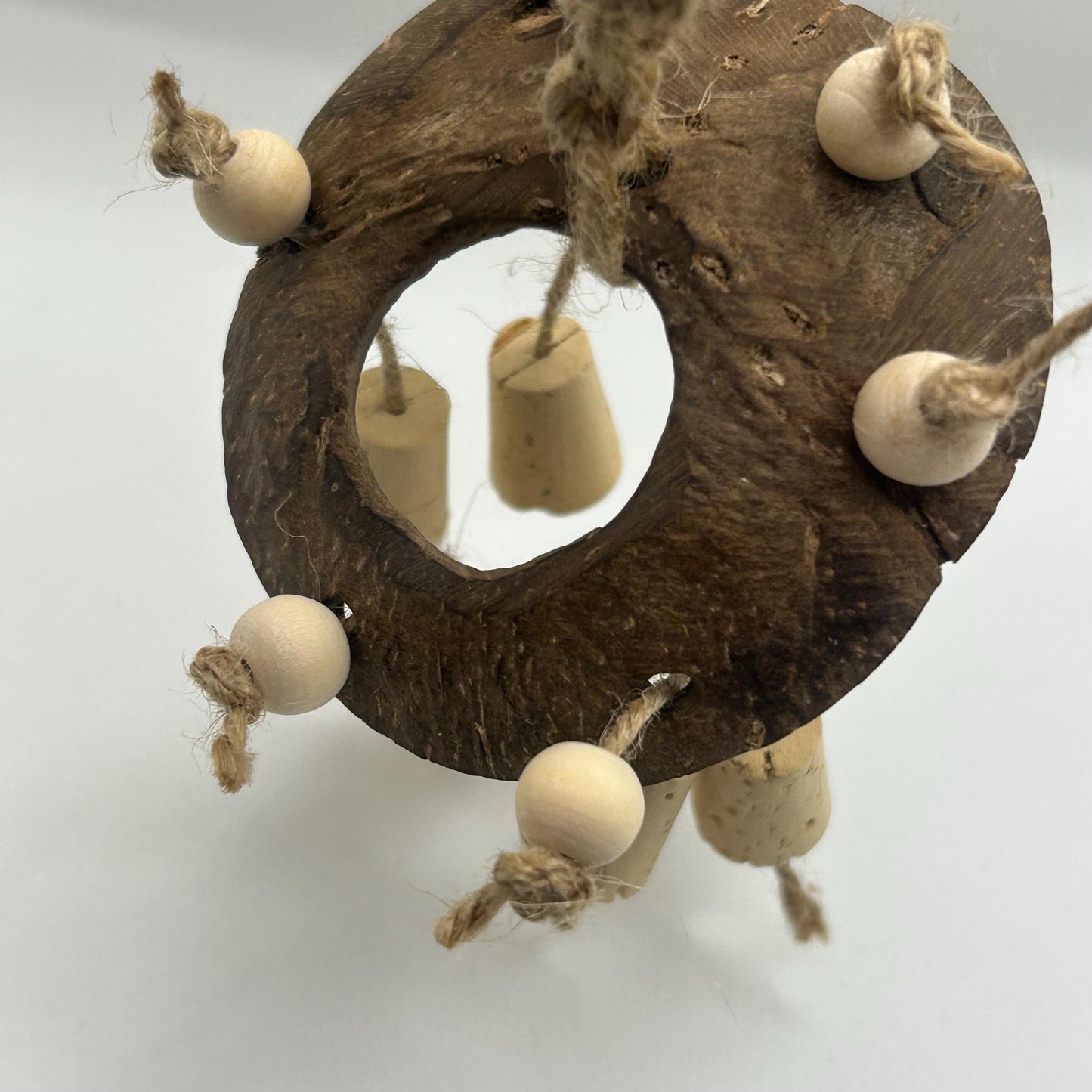 the Corkonut - toy for rats and birds