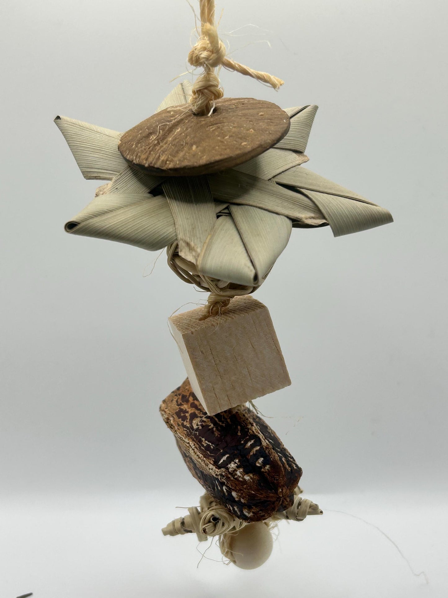 Natural Sisal Pet Rat Toy: Enrichment Cage Accessory