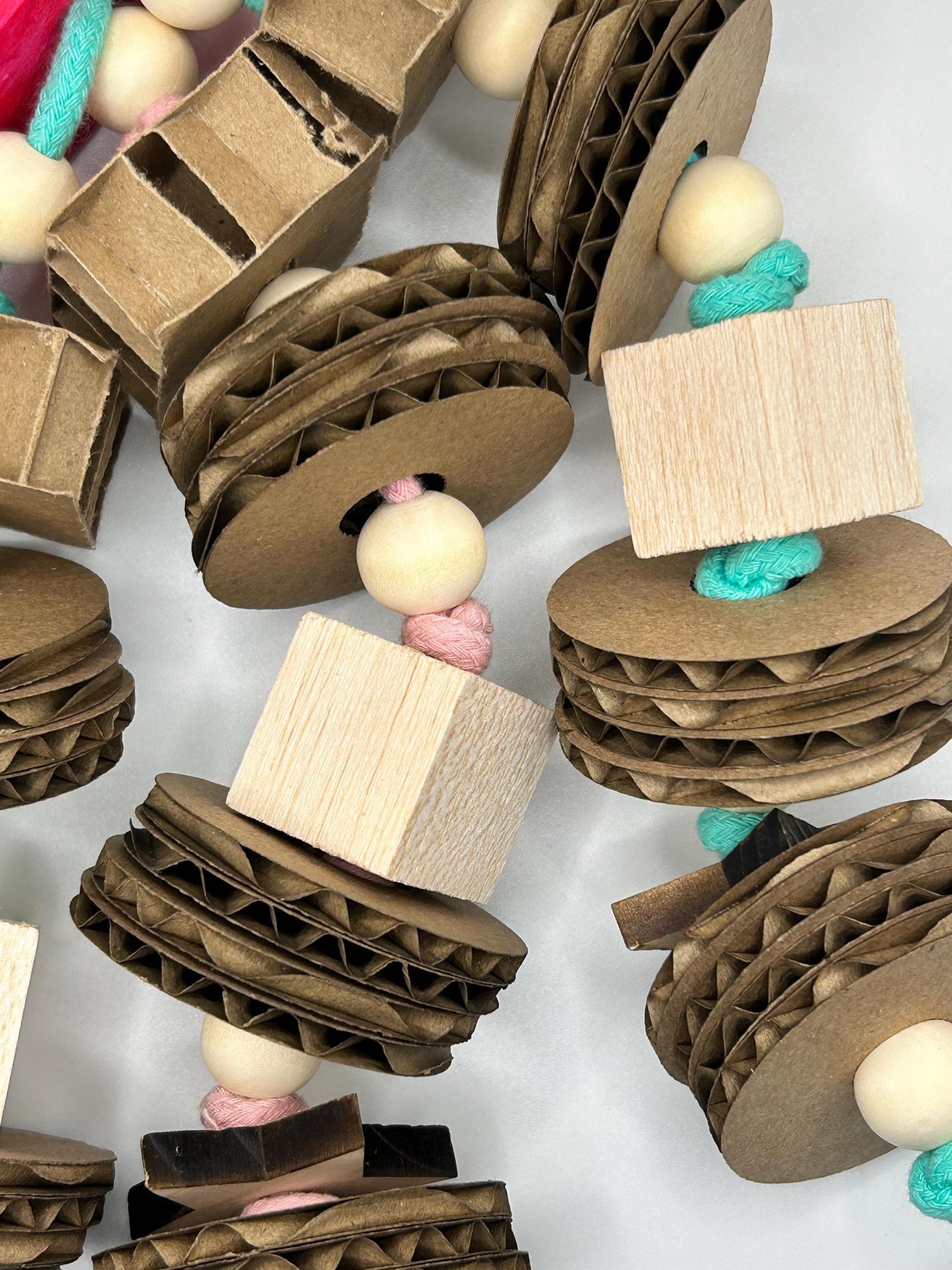 Rat Boredom Breaker, Small Animal Shredder Toy with Cardboard