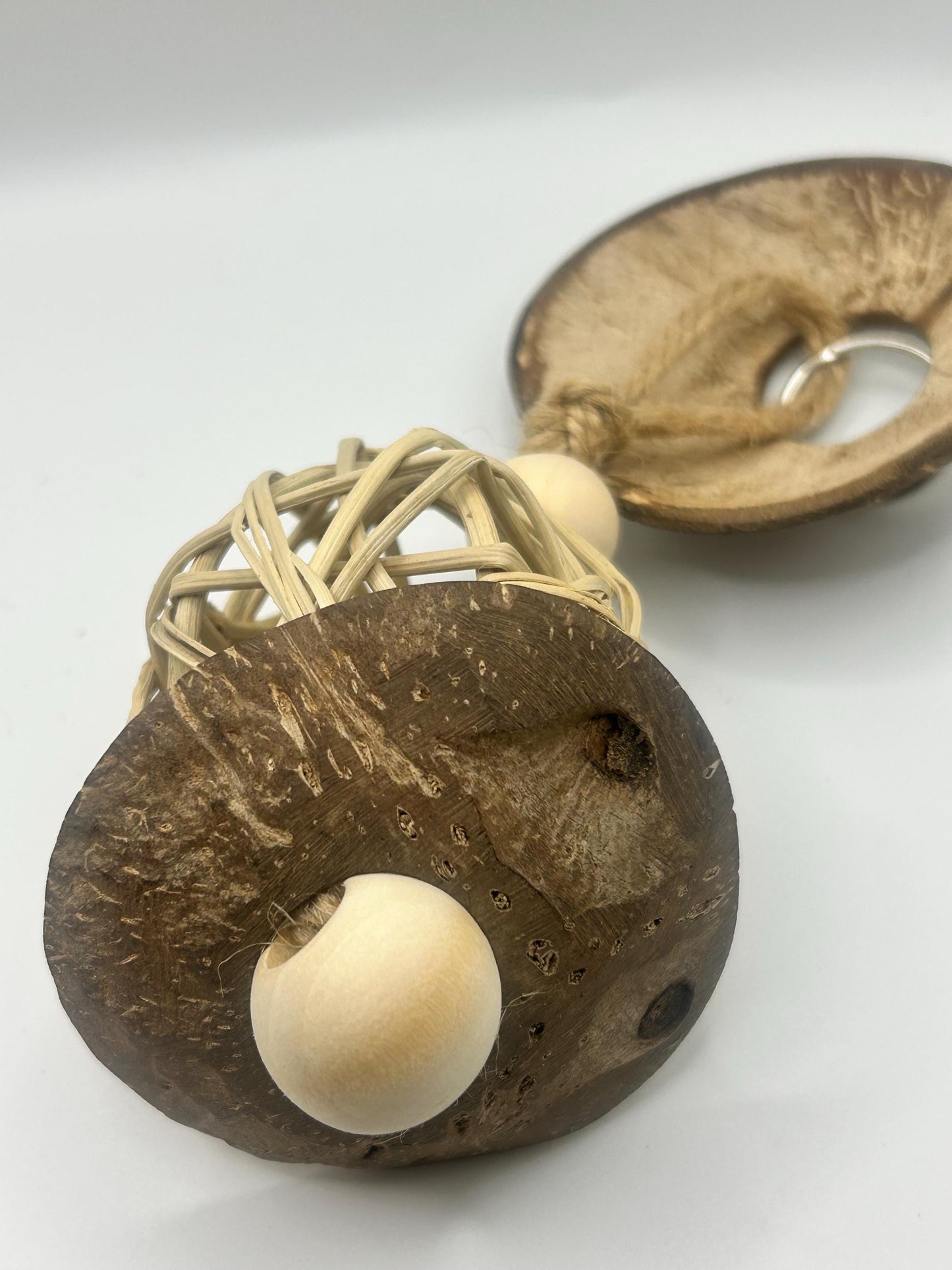 Natural Small Animal Vine and Coconut Toy