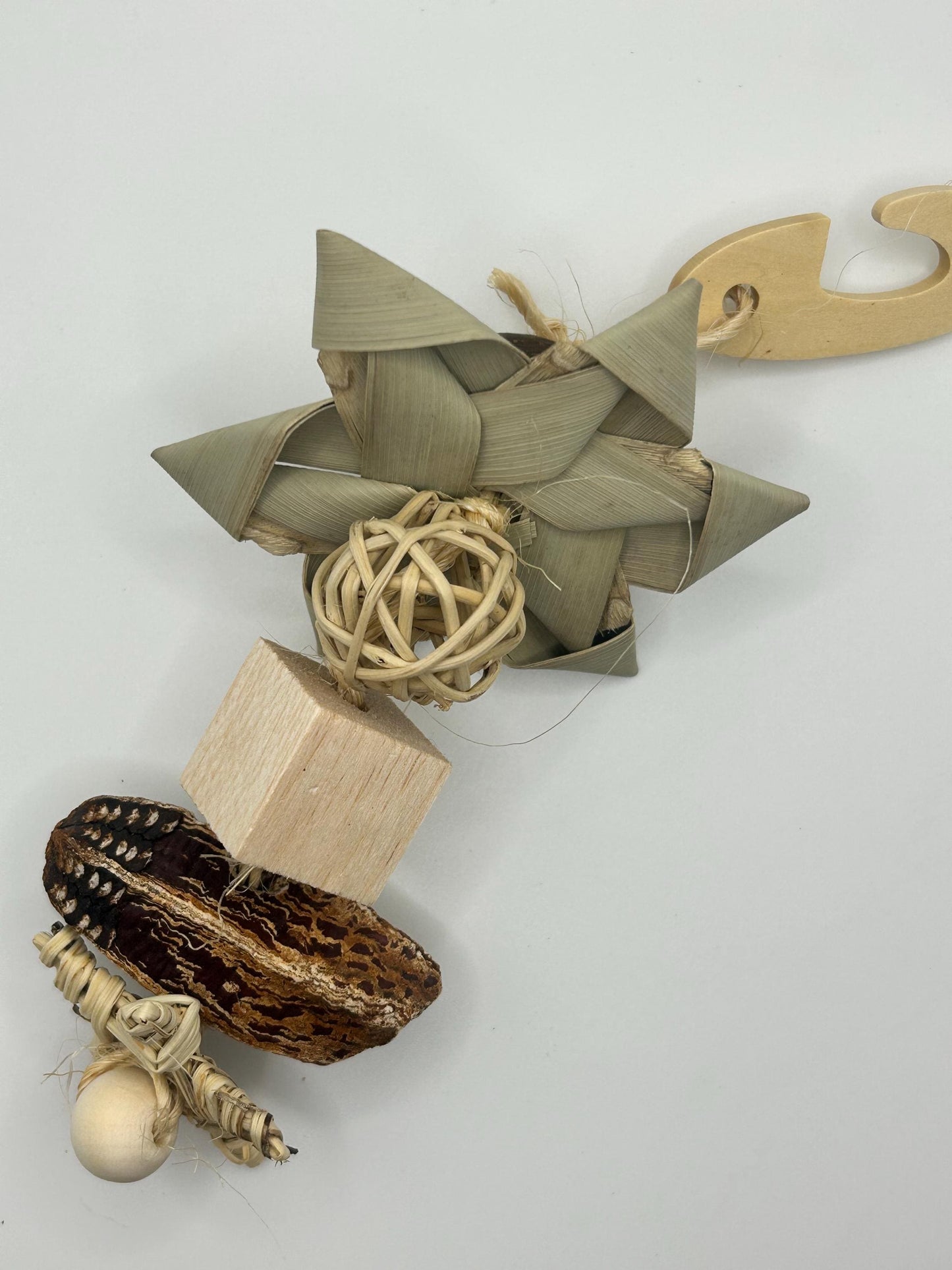 Natural Sisal Pet Rat Toy: Enrichment Cage Accessory