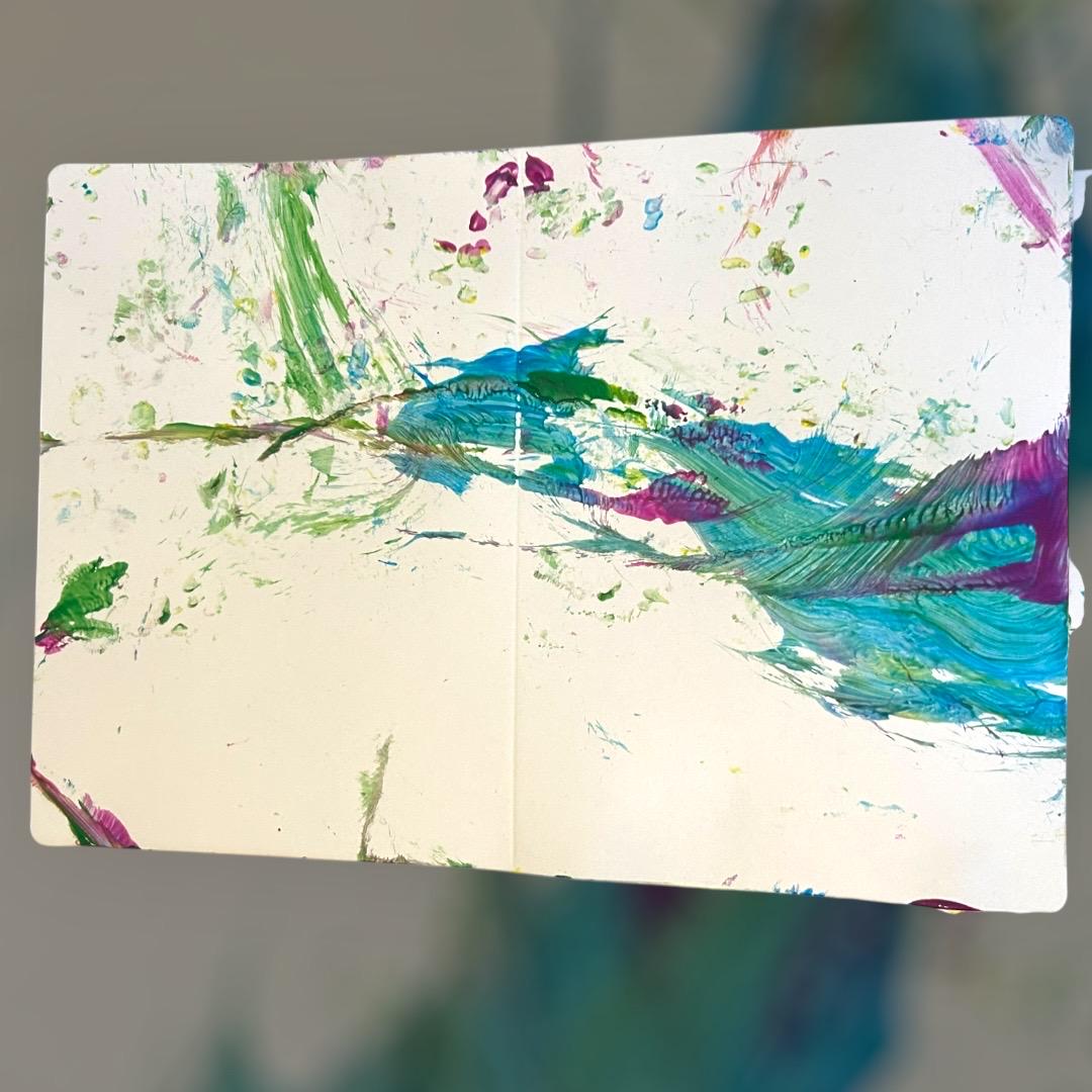 Rat Paw Painting - 12 Blank Rat Greeting Card Set