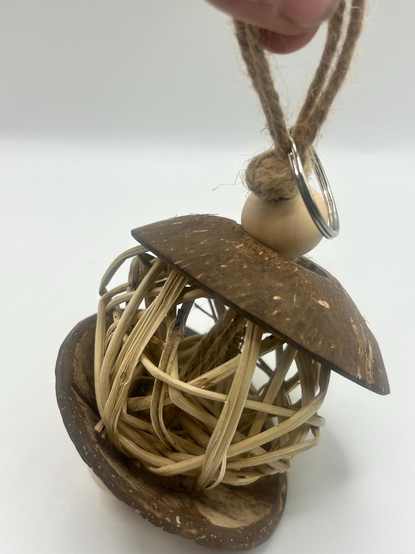 Natural Small Animal Vine and Coconut Toy