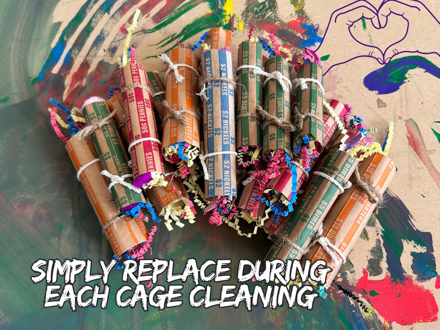 Small Animal Forage Toy, encourage enrichment “The Original Forage Roll”