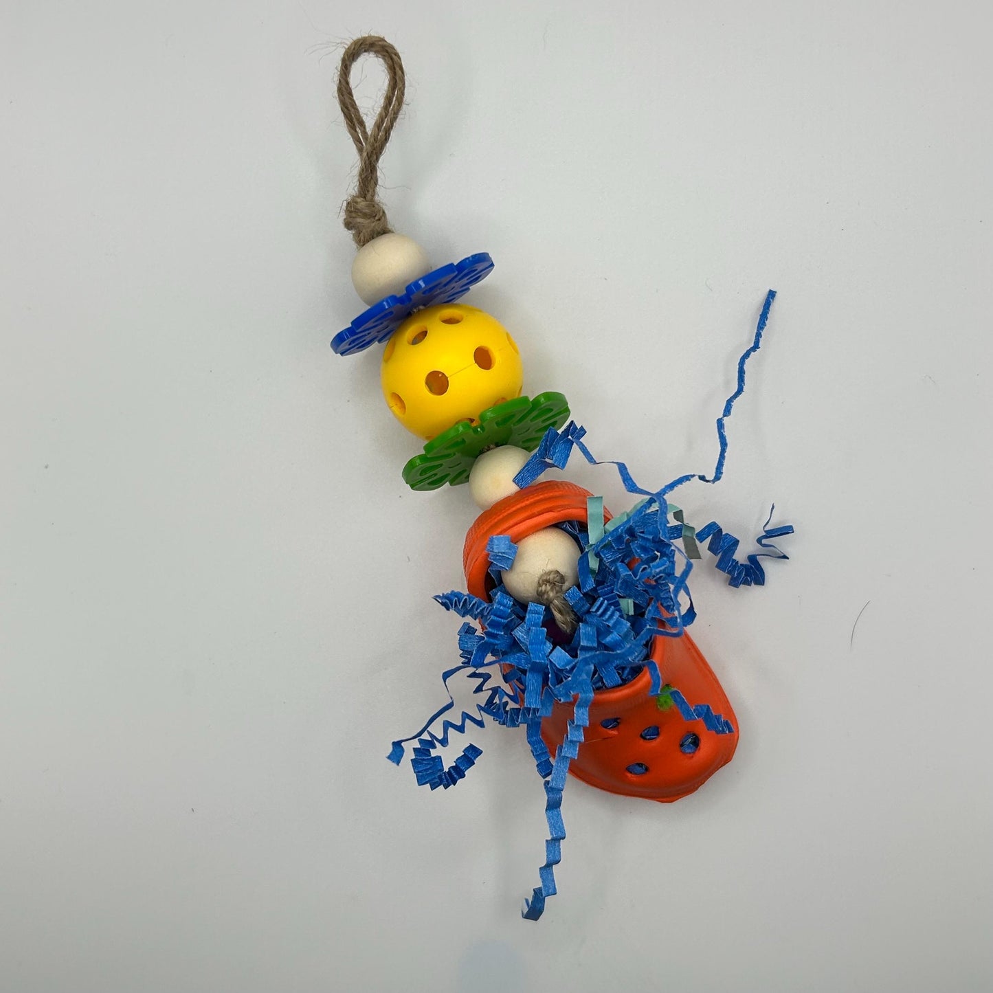 Mouse Foraging Toy: Mini Shoe with Crinkle Paper