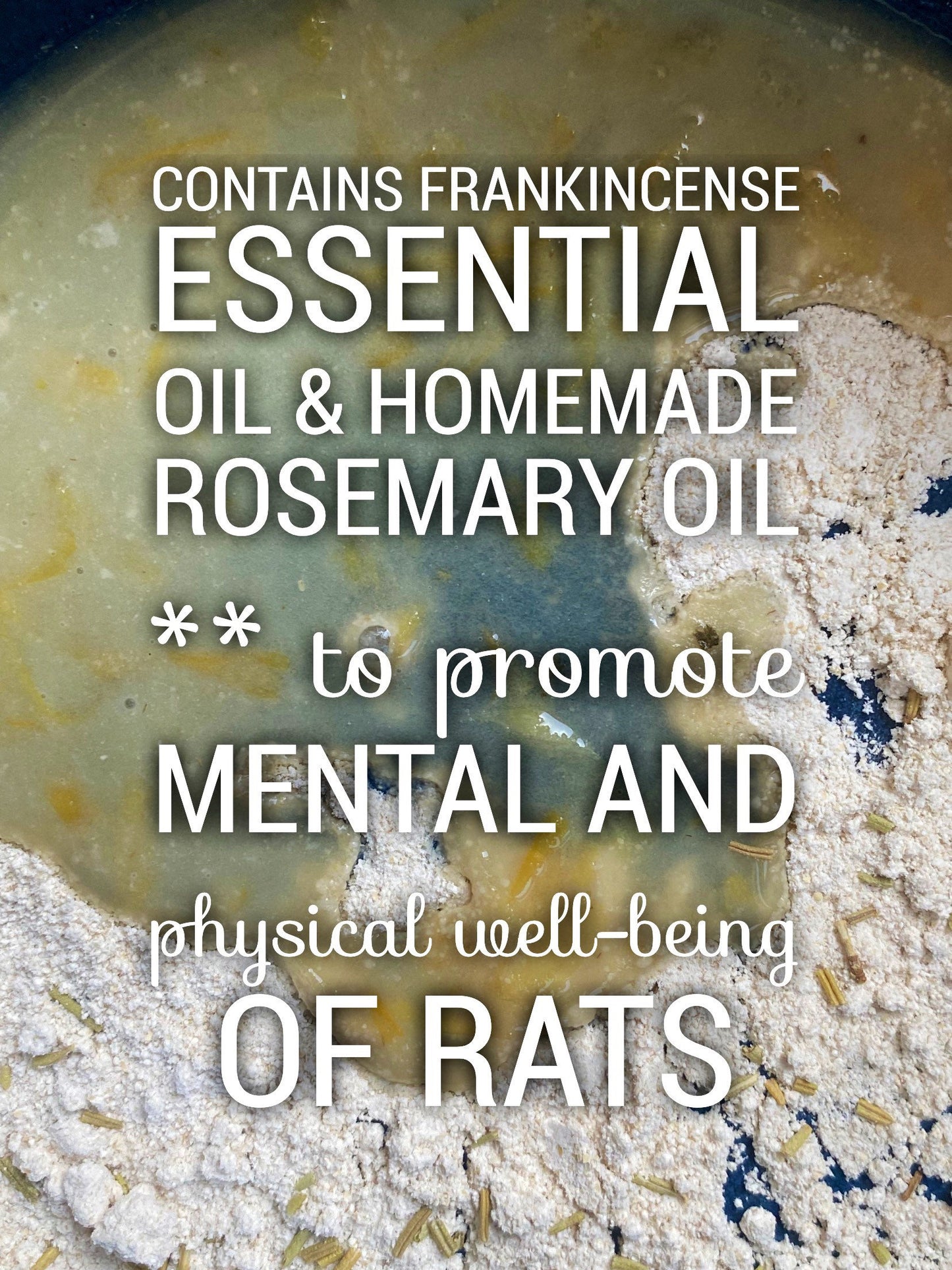 Rat Soap, Frankensince & Calendula Oil, non-toxic, safe, the original natural soap designed for rats