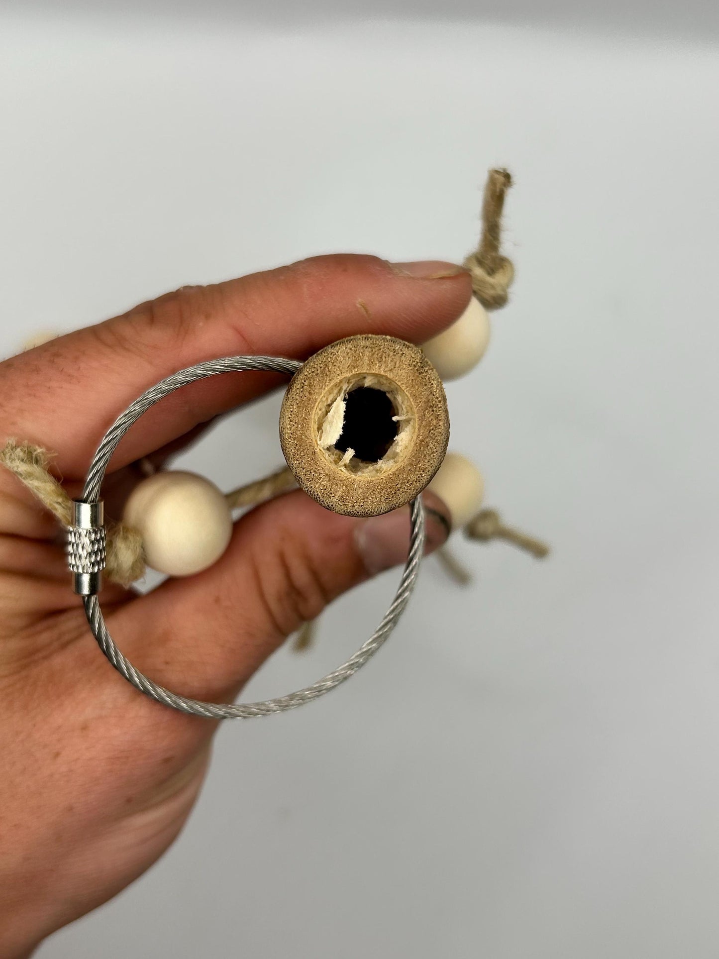 Bamboo Wood Chew Toy for Small Animals - naturally makes noise, enrichment item