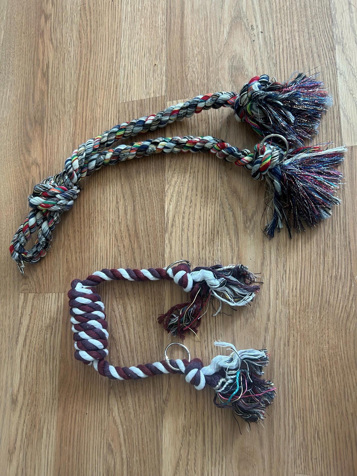 Hanging Rope Toy for Rats, Sugar Gliders, Mice, Small Ferrets