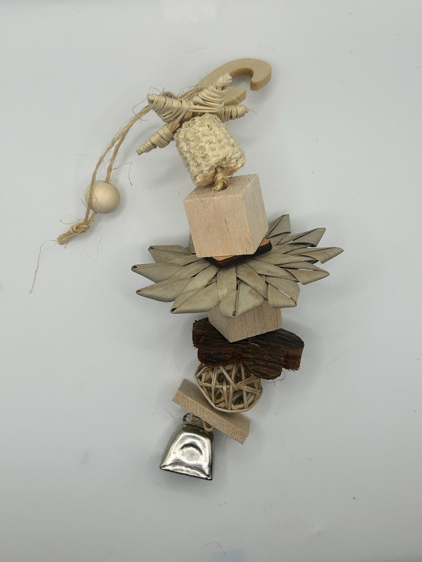 Natural Sisal Pet Rat Toy: Enrichment Cage Accessory