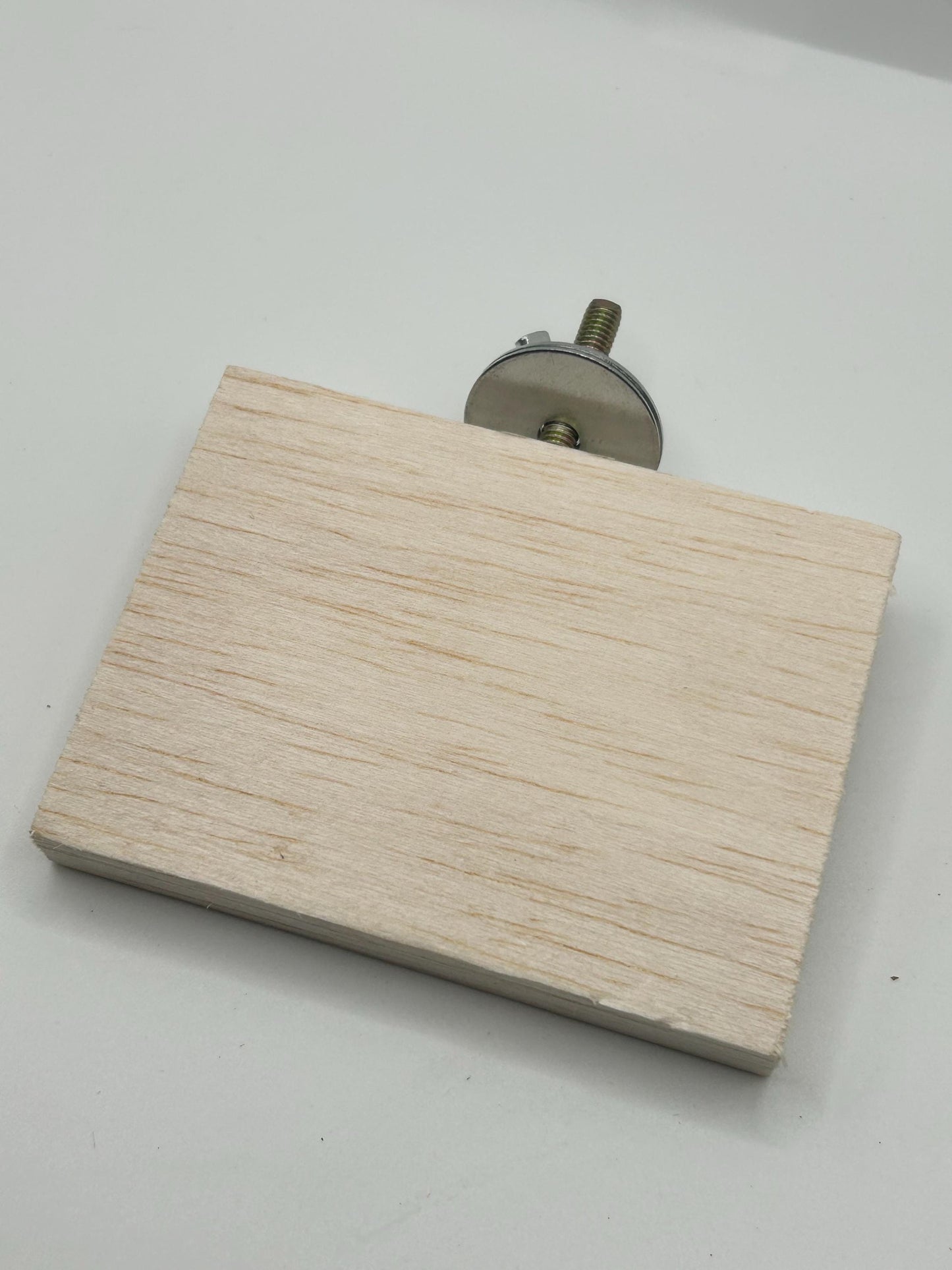 Balsa Wood Perch, 3x4 inch perch for small animals and birds