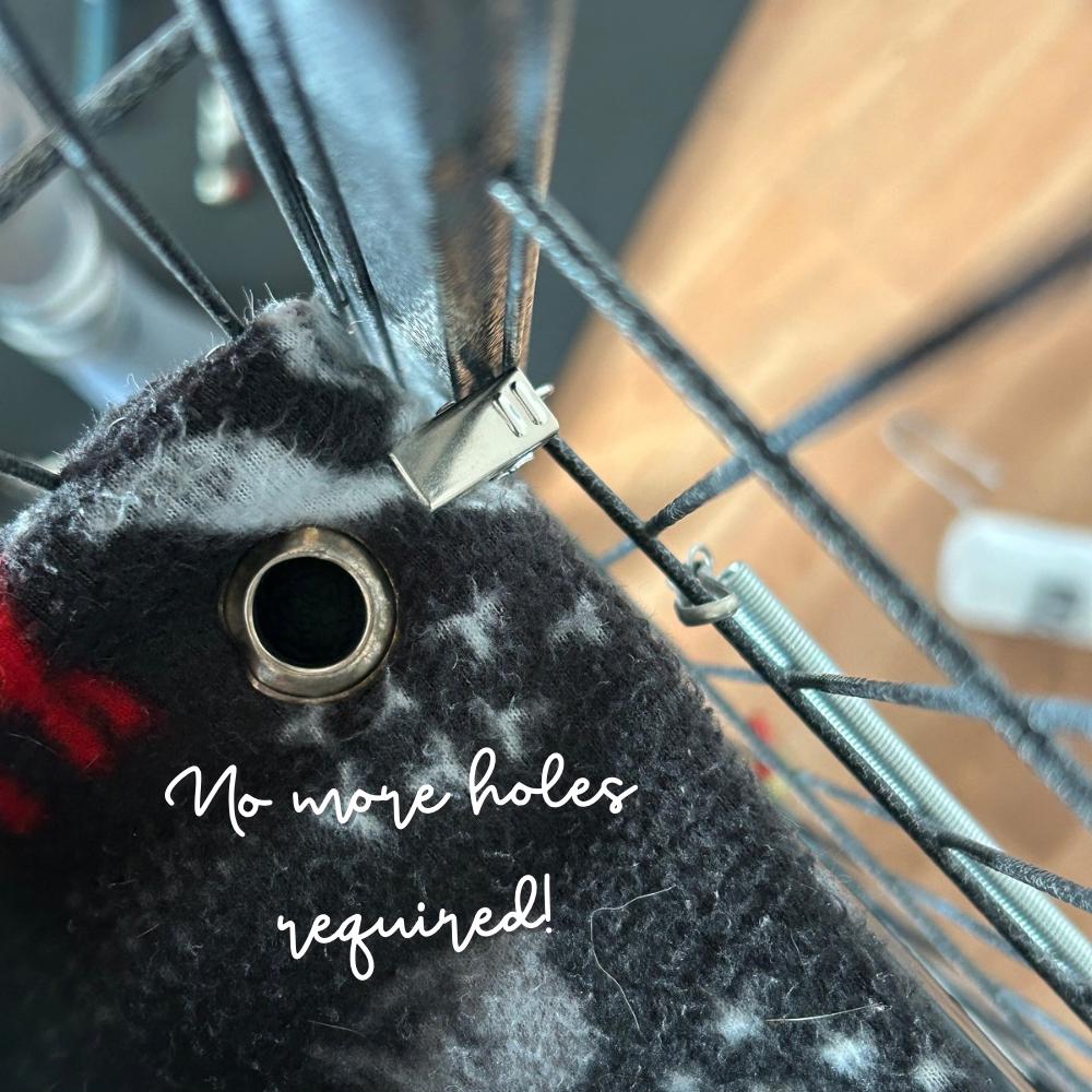Metal Cage Attachment Clips for Small Animals - 4 pieces included