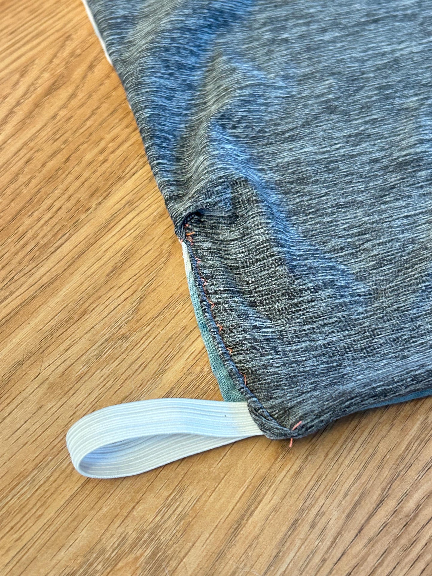 Small Animal Hammock - reversible hanging hammock with elastic loops, about 9x9 inches