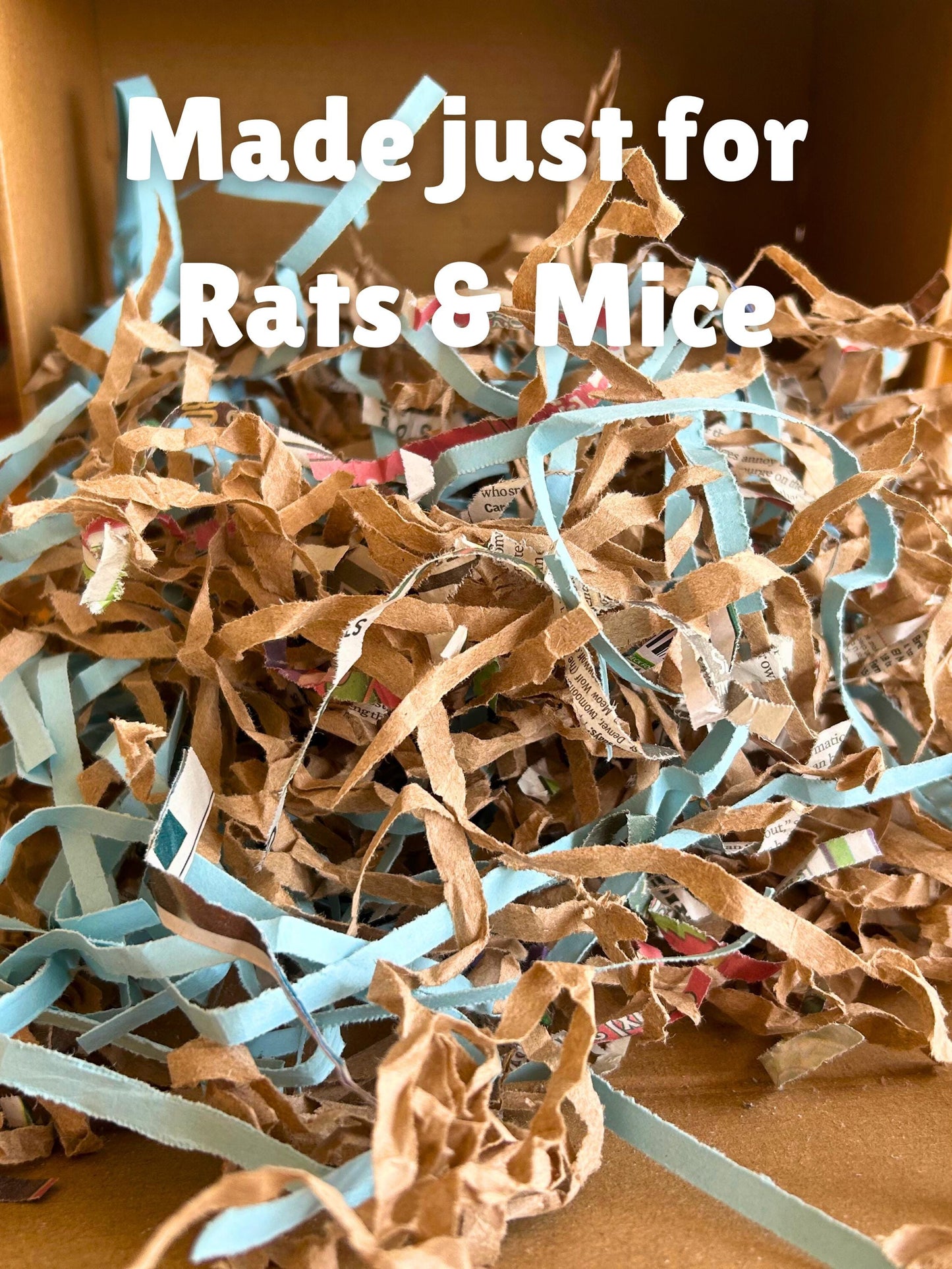 Rat’s Nest - shredded & safe foraging papers for rats and mice