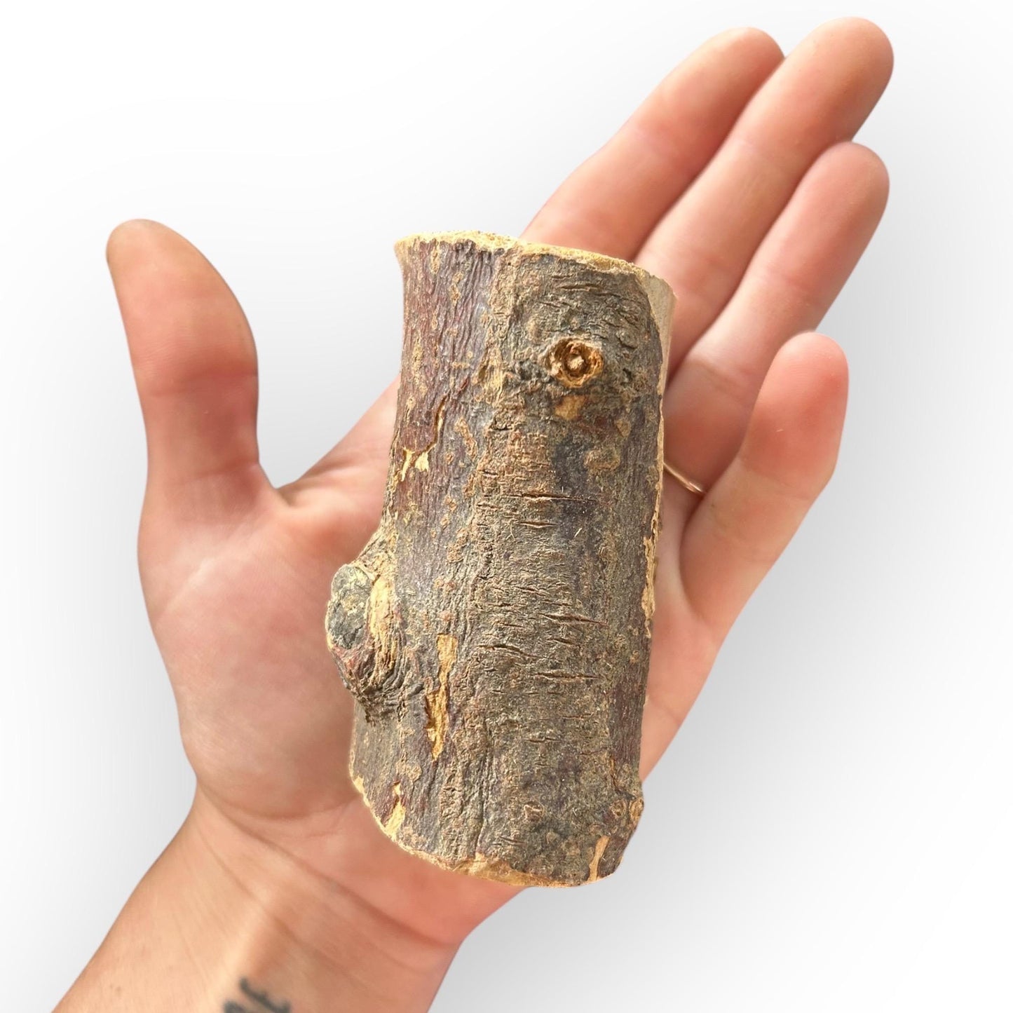 Apple Wood Chunk Chew Toy: Small Animal Cage Hanging Toy