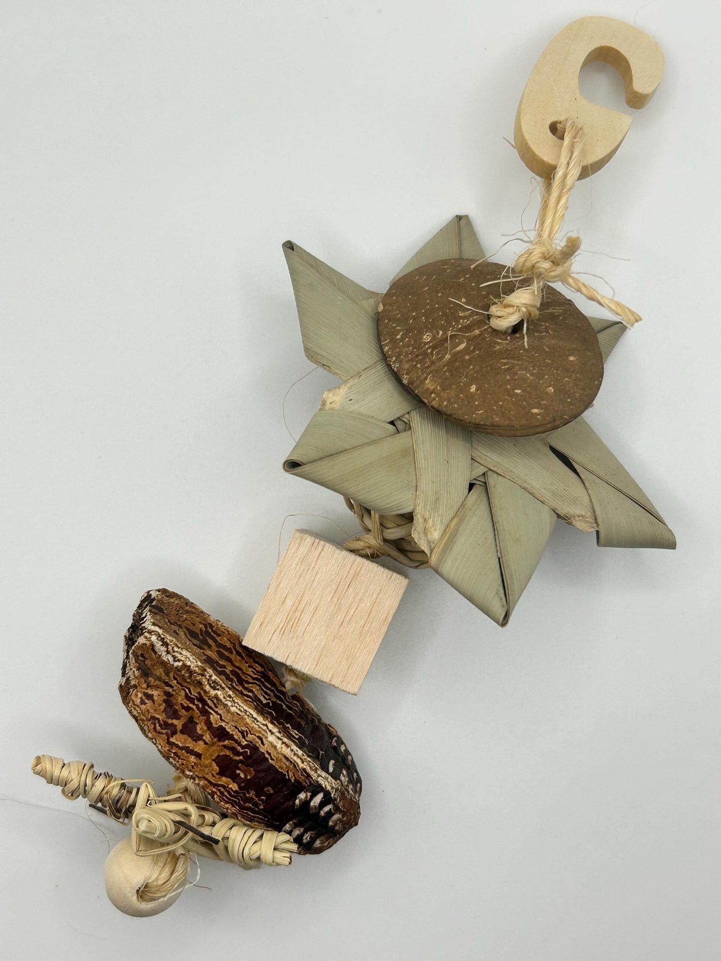 Natural Sisal Pet Rat Toy: Enrichment Cage Accessory