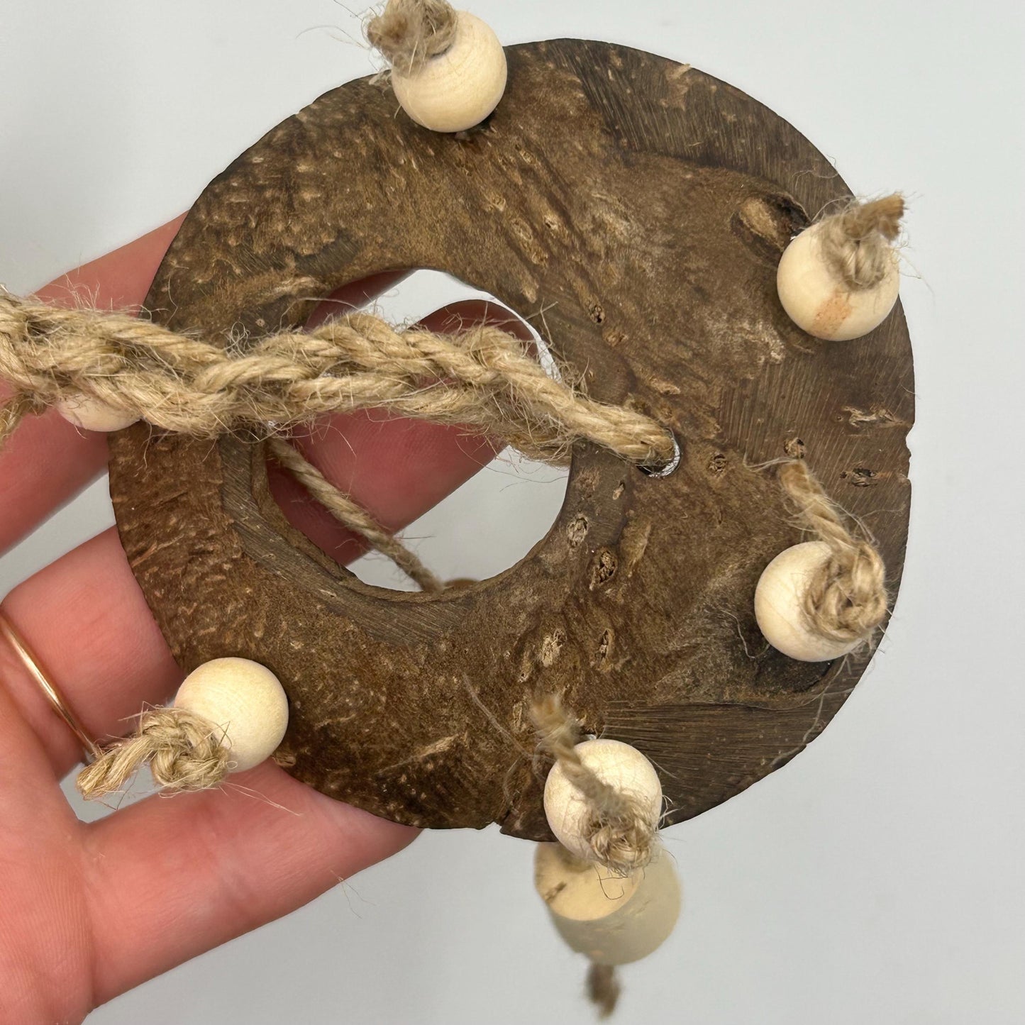 the Corkonut - toy for rats and birds