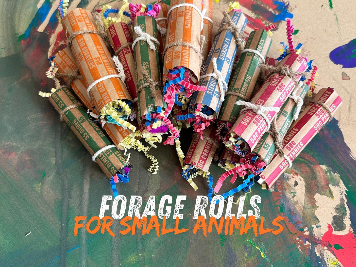 Small Animal Forage Toy, encourage enrichment “The Original Forage Roll”