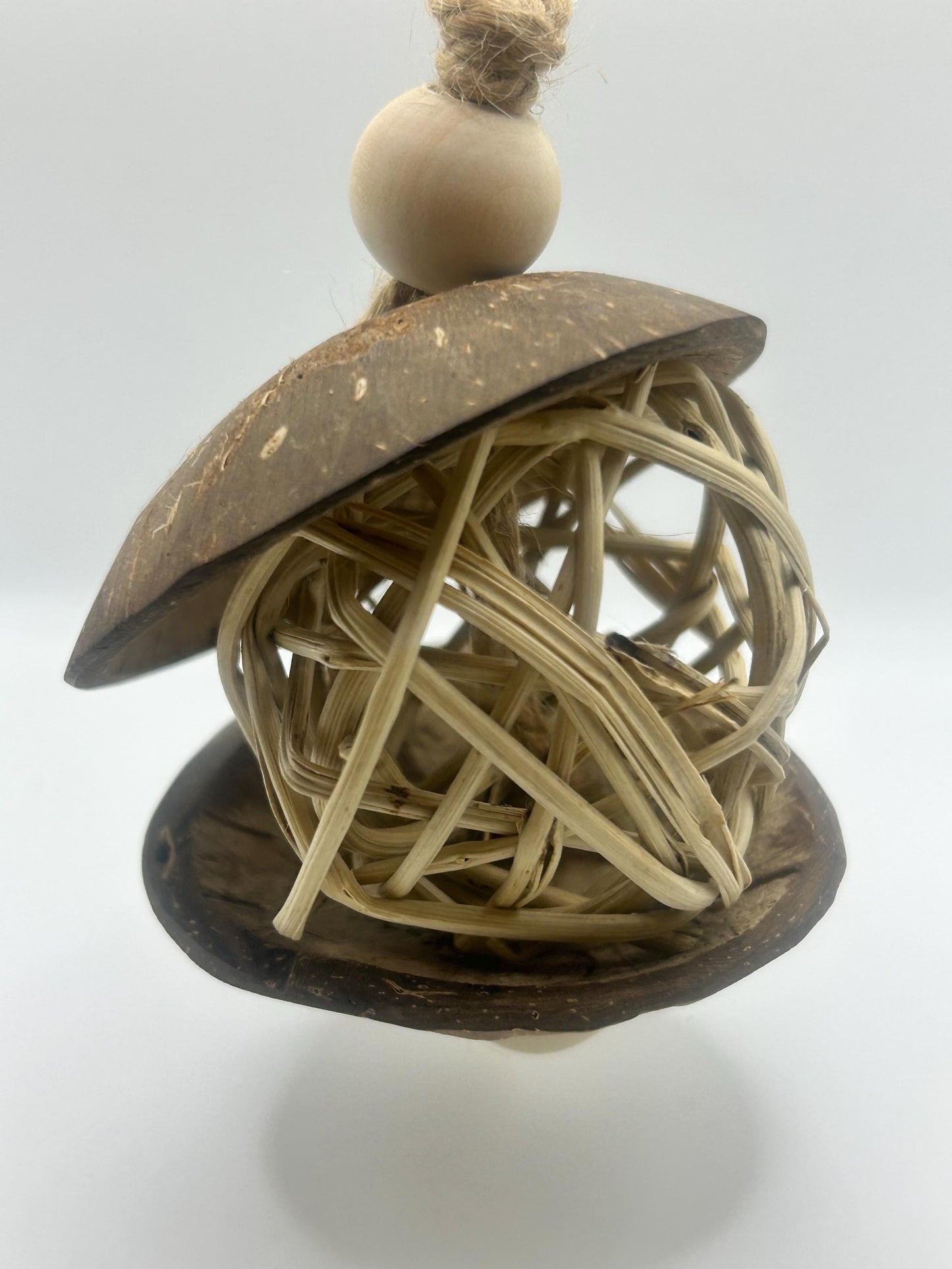 Natural Small Animal Vine and Coconut Toy