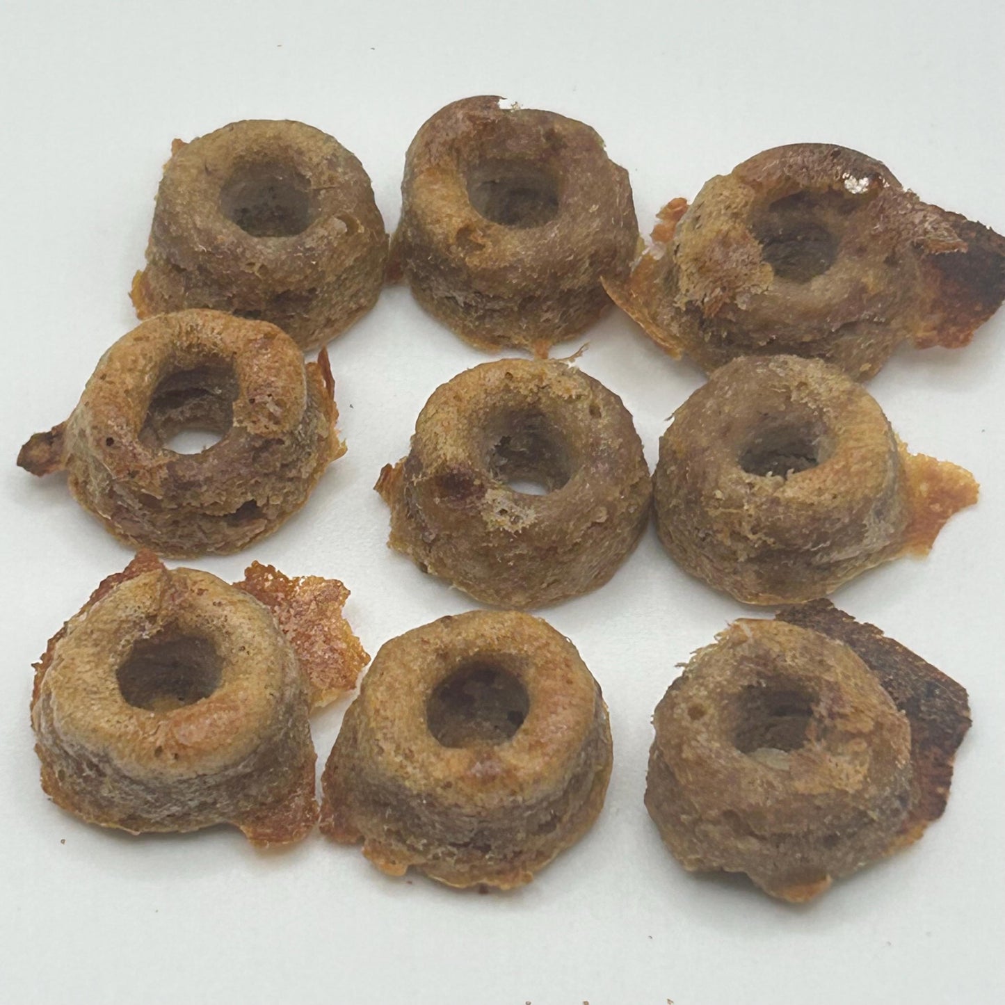Rat Donuts: Strawberry, Peach and Oatmeal, (20 per order)