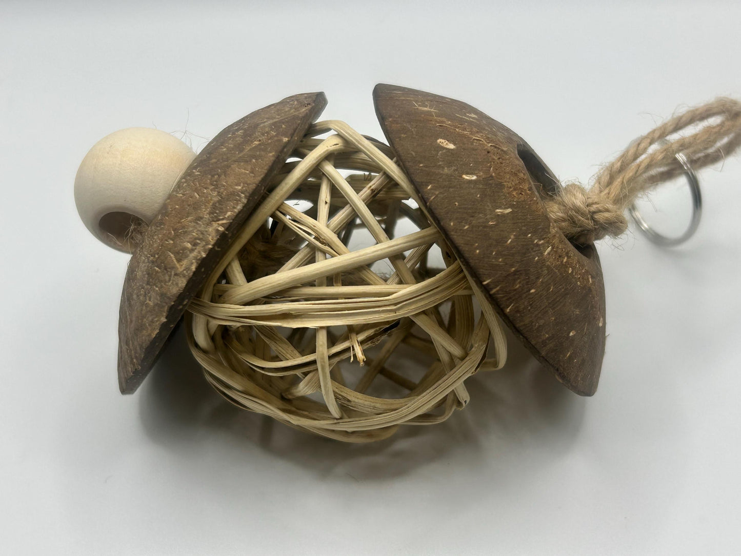 Natural Small Animal Vine and Coconut Toy
