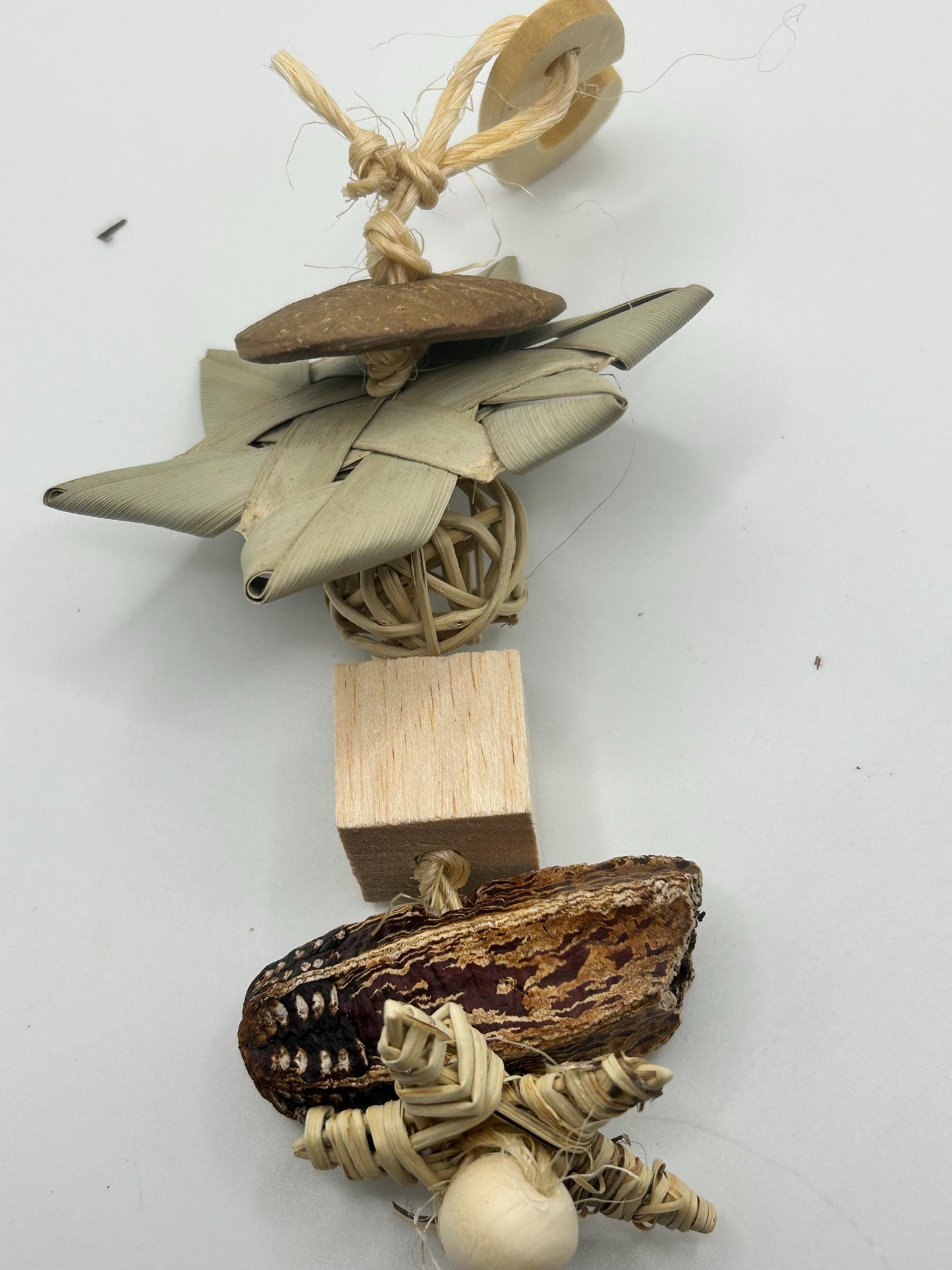 Natural Sisal Pet Rat Toy: Enrichment Cage Accessory
