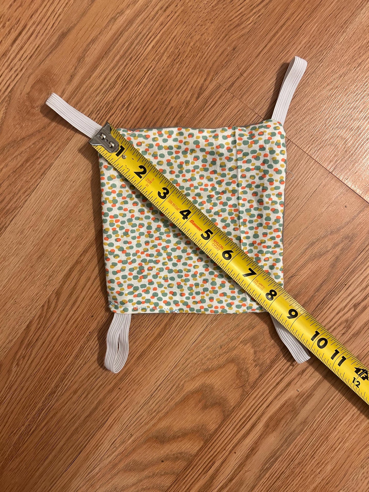 Mini Small Animal Hammock - hanging pet hammock with elastic loops, about 6x6 inches