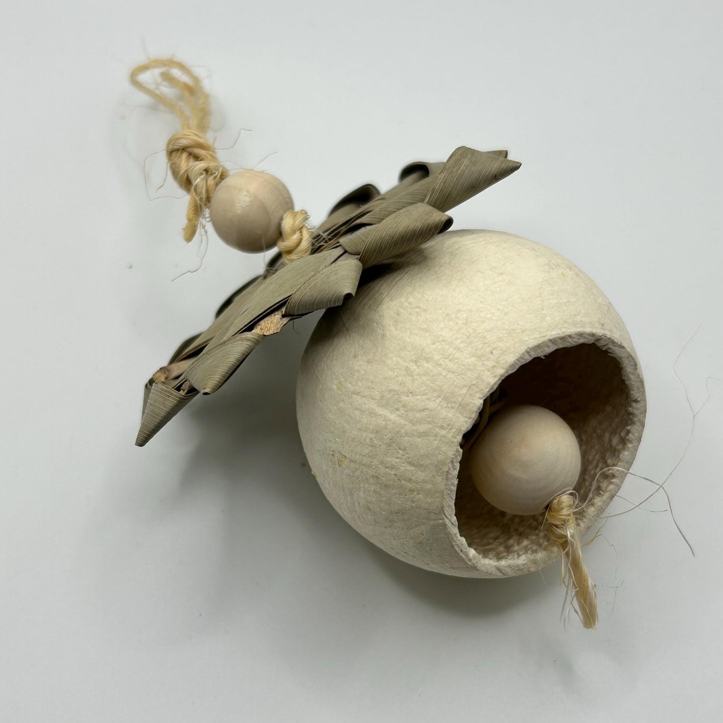 Natural Small Animal Pod Toy with Vine Ball: Enrichment & Boredom Breaker