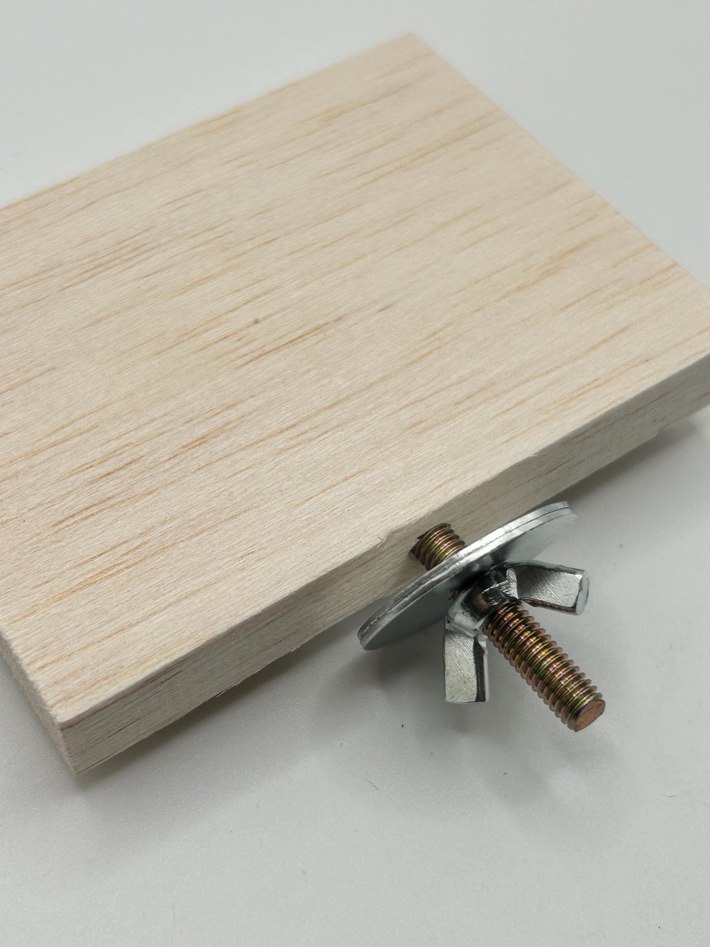 Balsa Wood Perch, 3x4 inch perch for small animals and birds