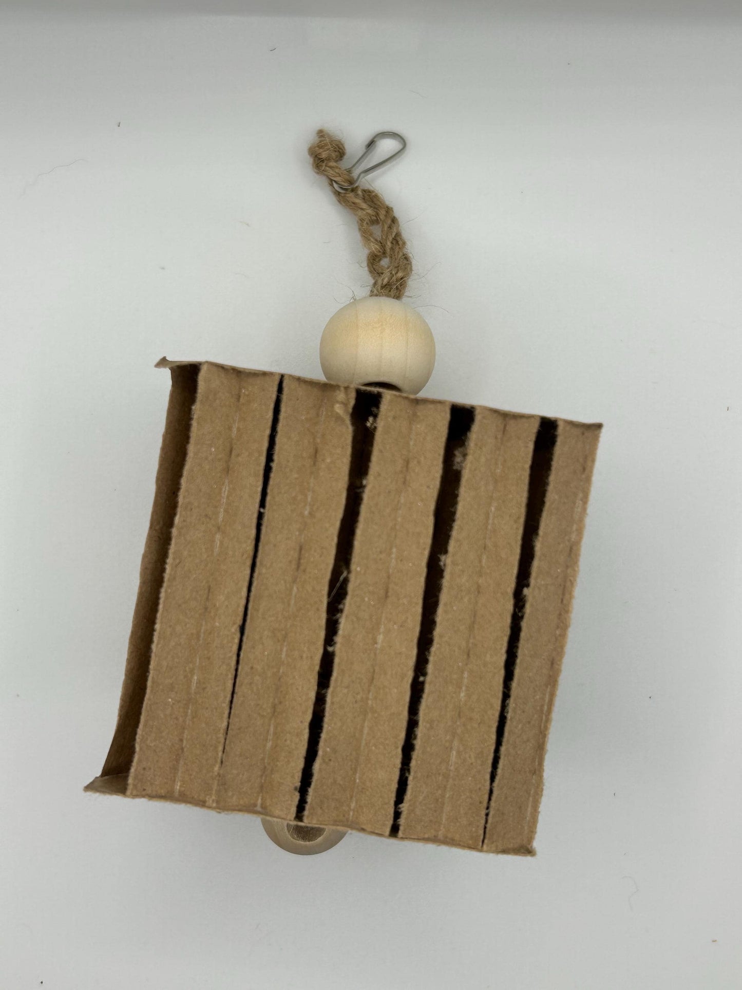 Cardboard Cube Enrichment Toy for Small Animals, natural, safe, hours of fun
