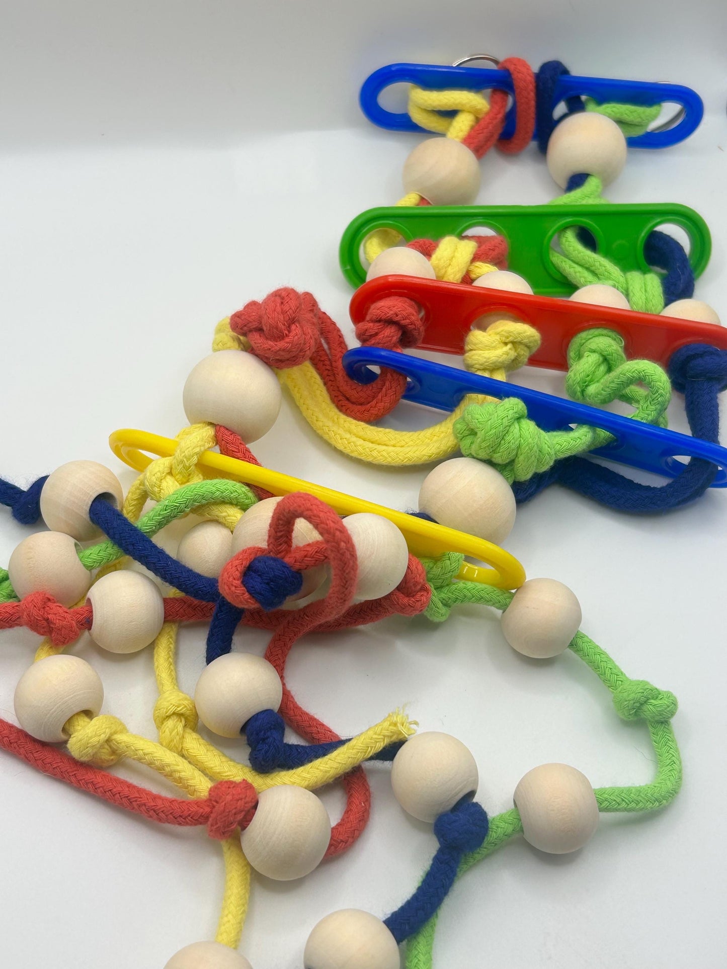 Colorful Rat Rope Toy: Climbing & Chewing Enrichment