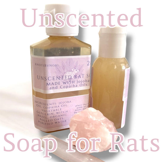 Unscented Rat Soap: Jojoba & Copaiba Oil, Small Batch Recipe