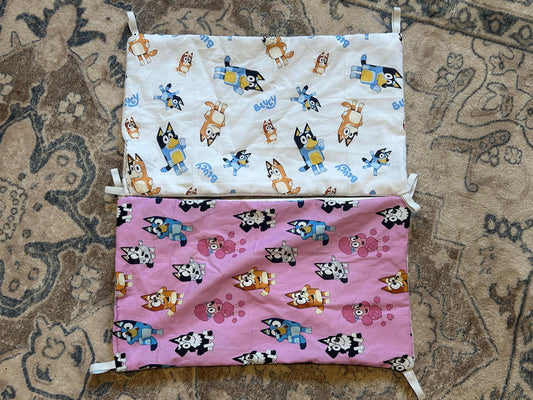 Bluey Themed Cage Liner and Hammock Set (includes 2)