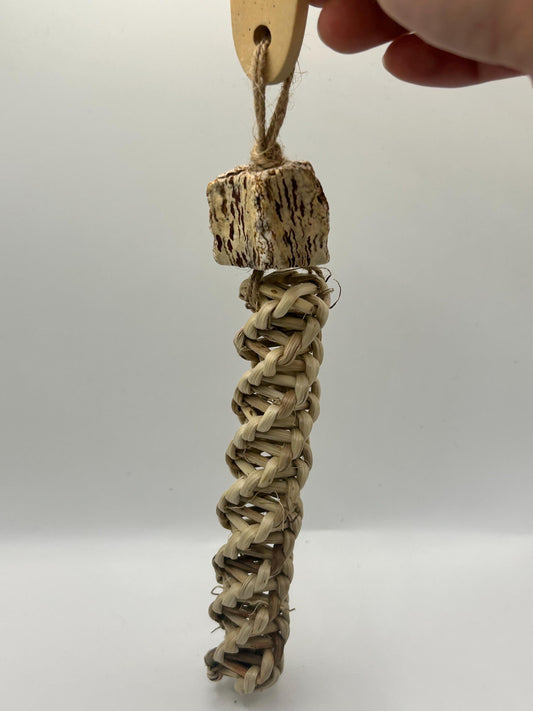 Natural Vine Toy Twist for Small Animals, enrichment toy, boredom breaker,