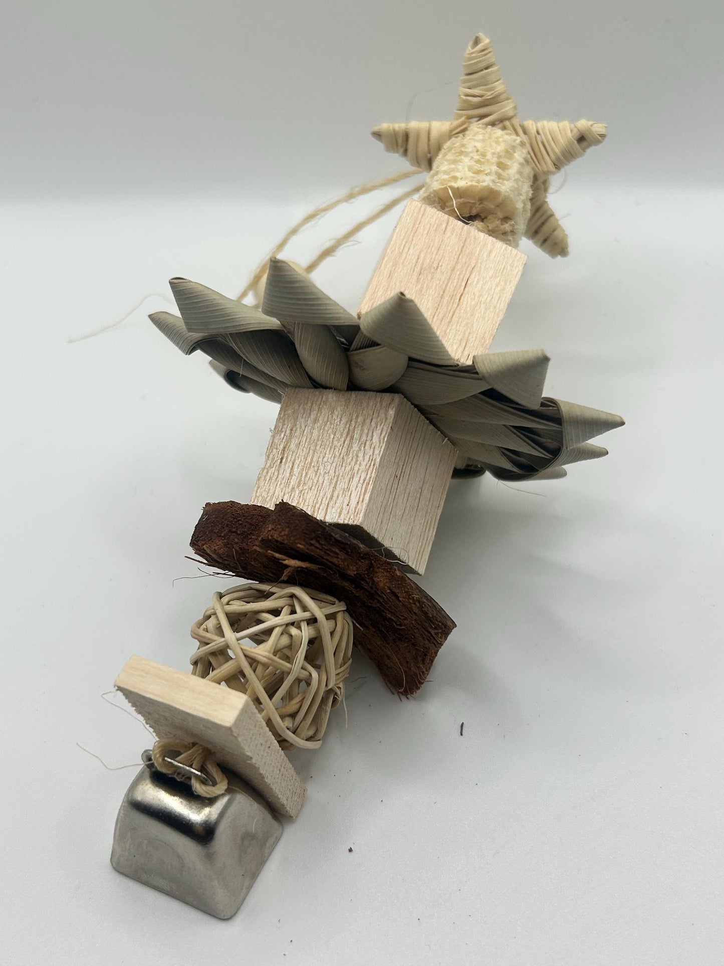 Natural Sisal Pet Rat Toy: Enrichment Cage Accessory