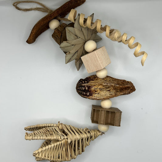 Natural Small Animal Toy, enrichment toy, boredom breaker