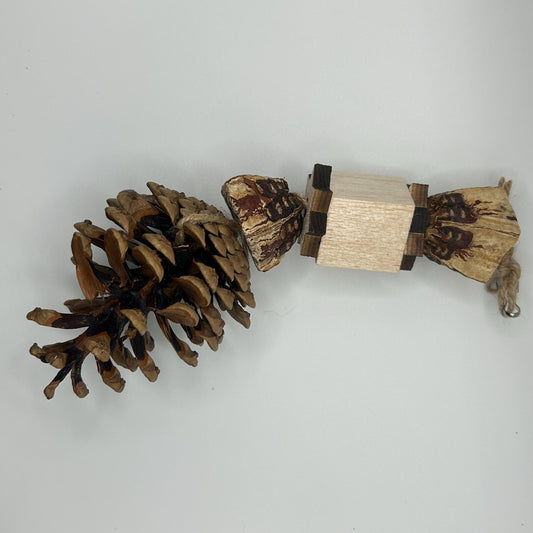 Natural Small Animal Toy, enrichment toy, boredom breaker